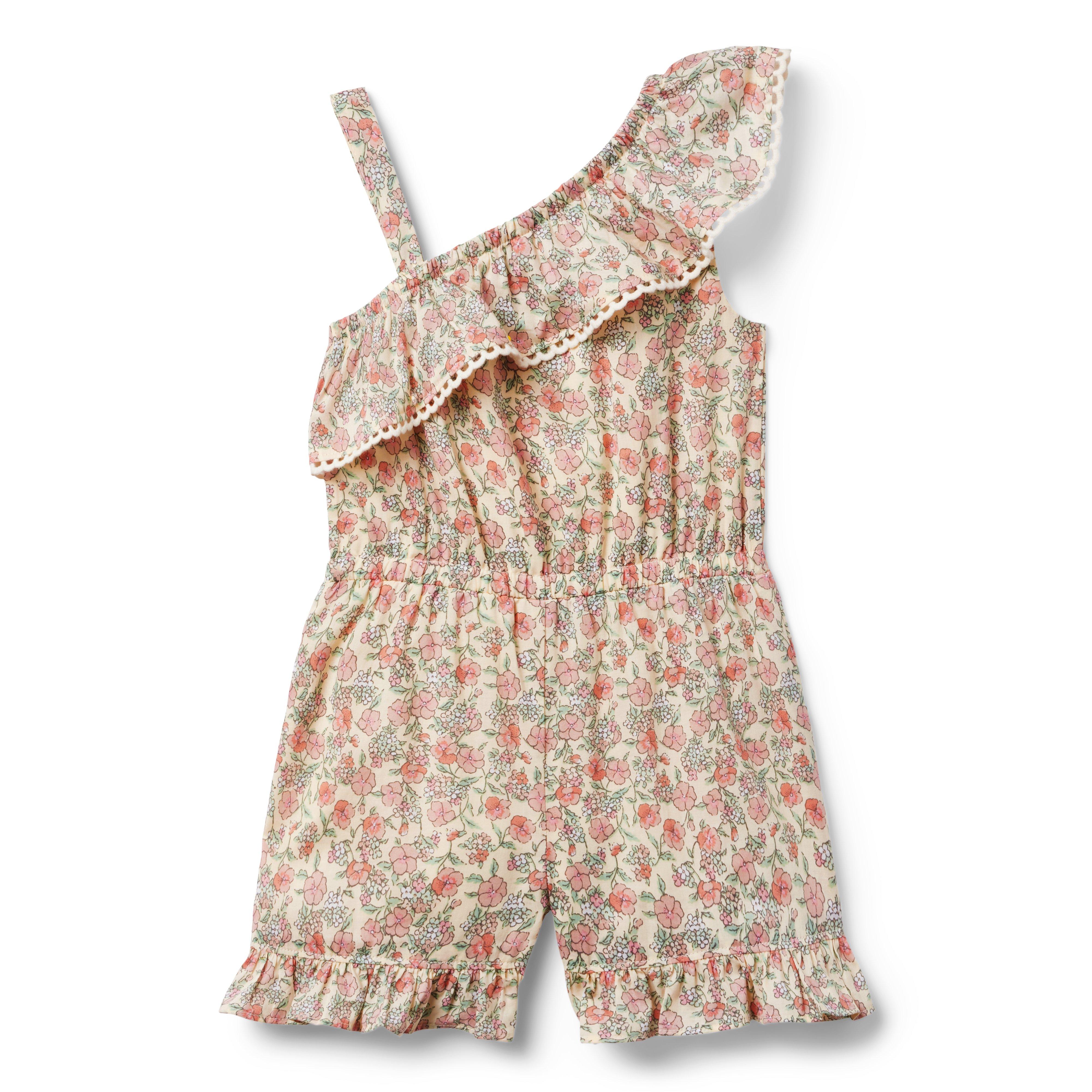 Ditsy Floral Ruffle Romper image number 1