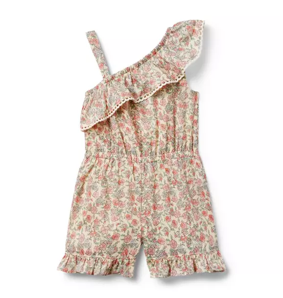 Ditsy Floral Ruffle Romper image number 1