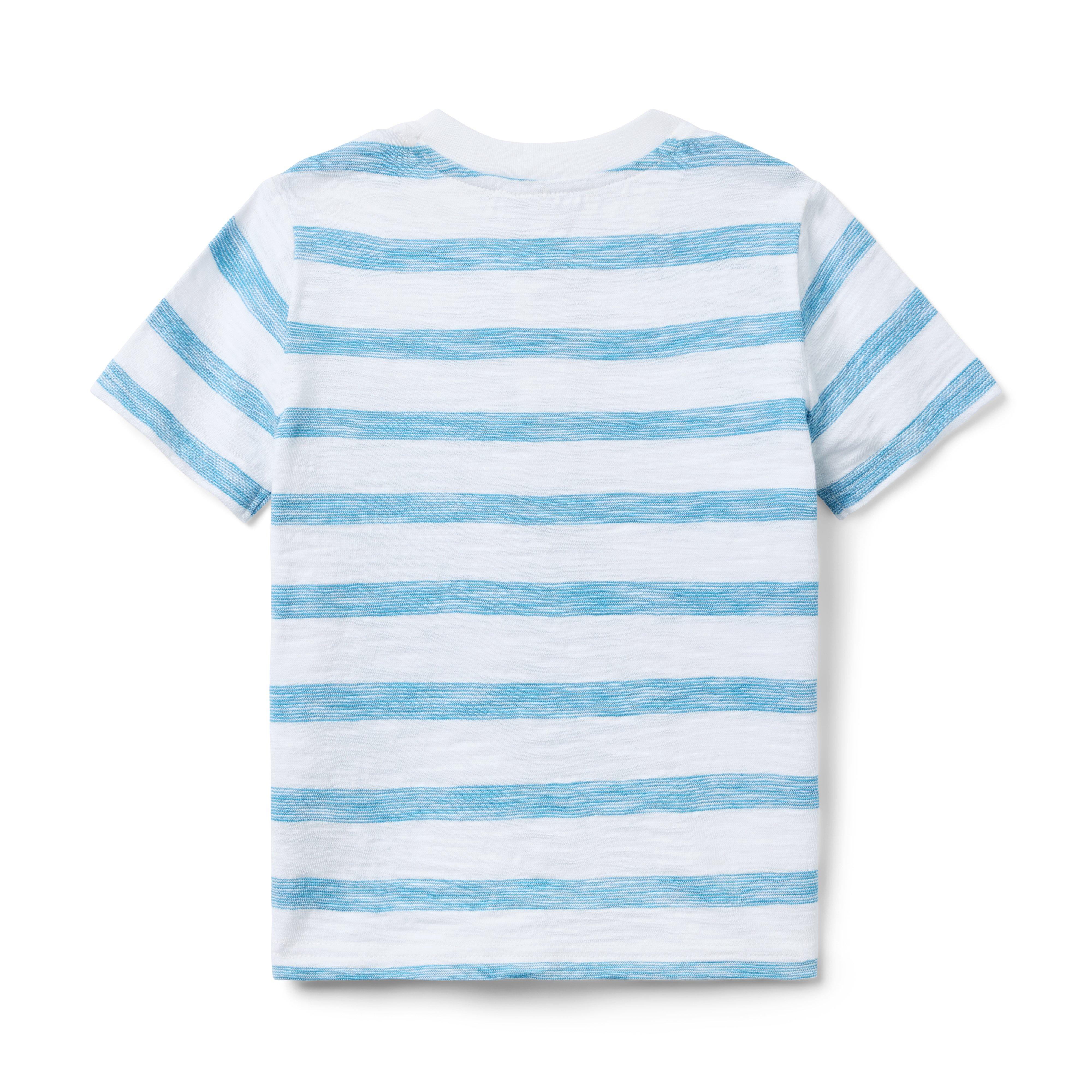 The Striped Slub Henley image number 1