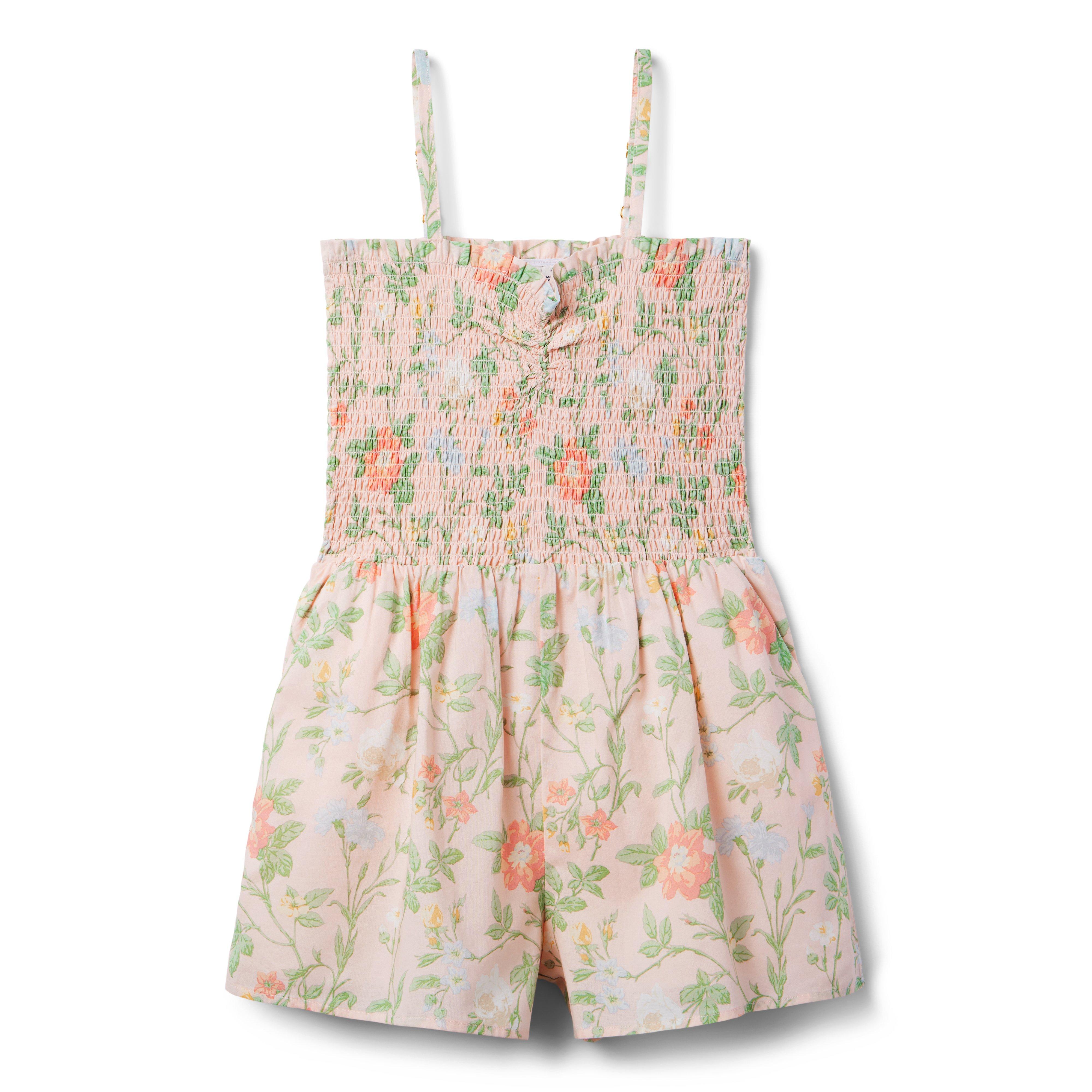 Floral Smocked Romper