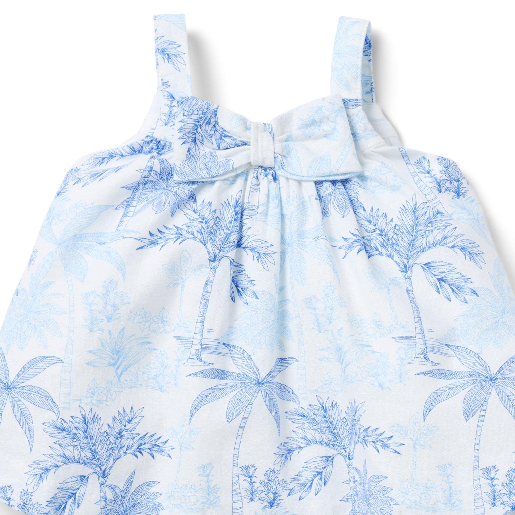 Baby Palm Toile Linen-Cotton Matching Set image number 2