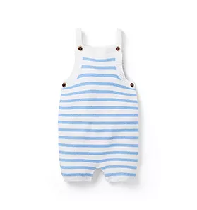 Baby Striped Sweater Overall