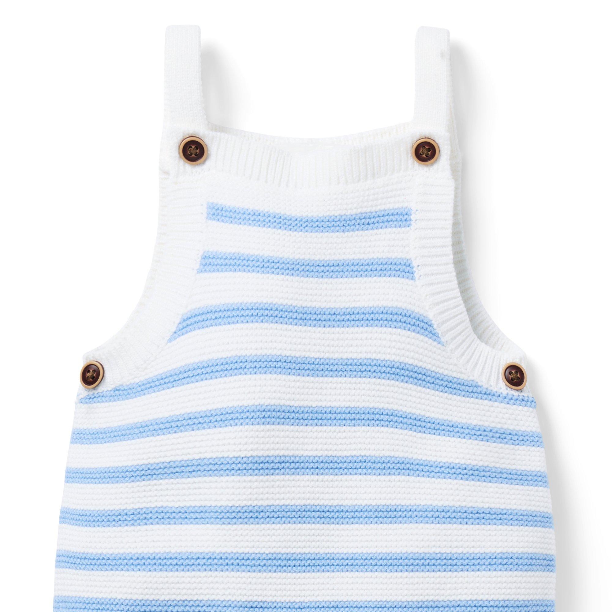 Baby Striped Sweater Overall image number 2