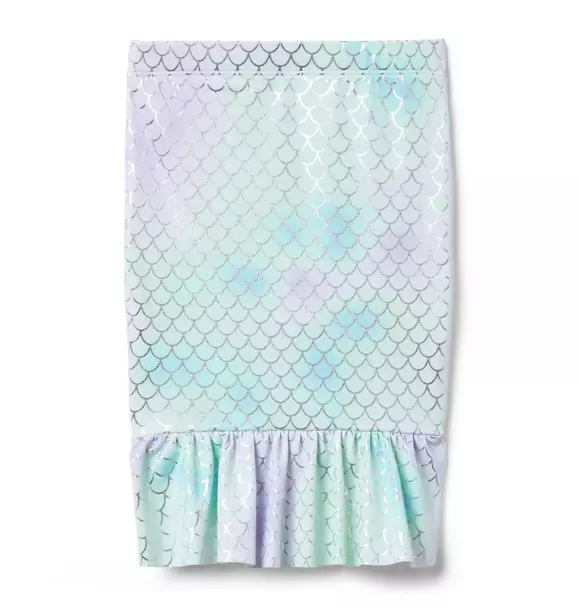 Recycled Mermaid Tail Skirt Cover-Up image number 1