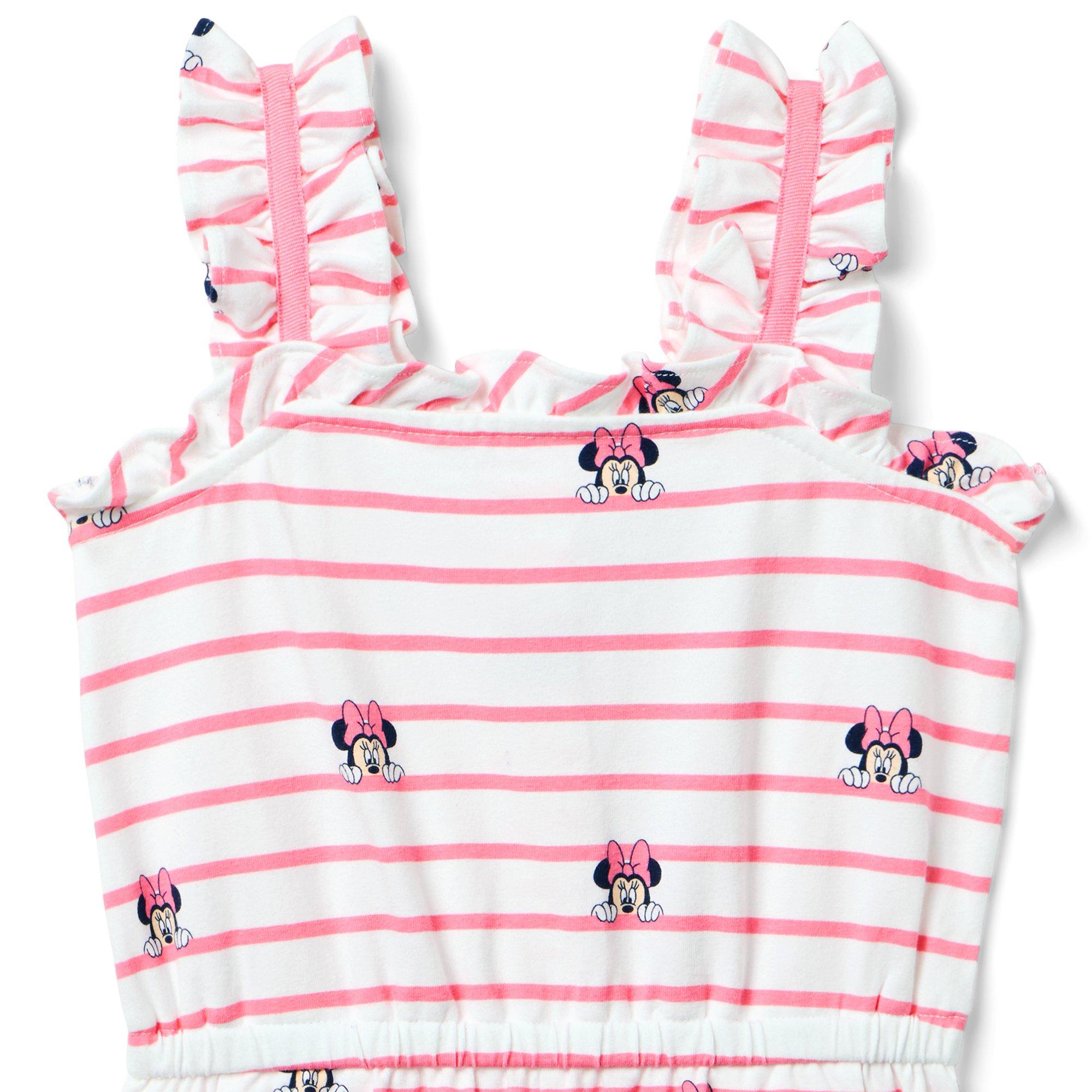 Disney Minnie Mouse Striped Romper  image number 2