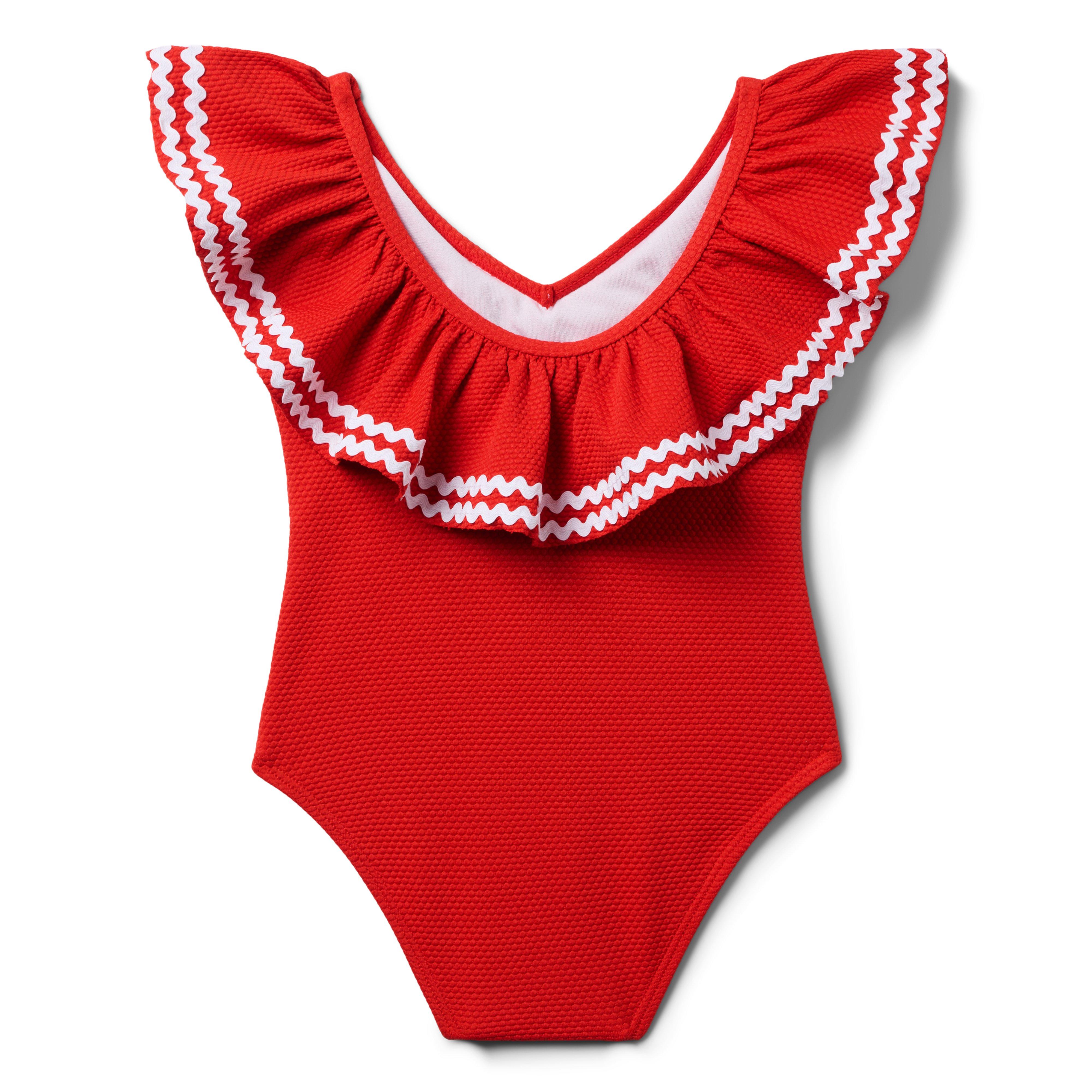 Recycled Ric Rac Ruffle Swimsuit image number 1