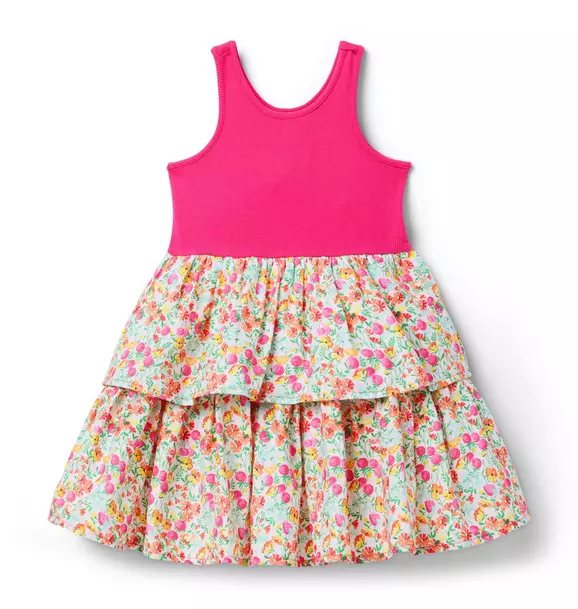 Ditsy Floral Tiered Dress image number 0