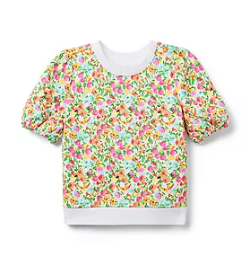 Ditsy Floral French Terry Sweatshirt