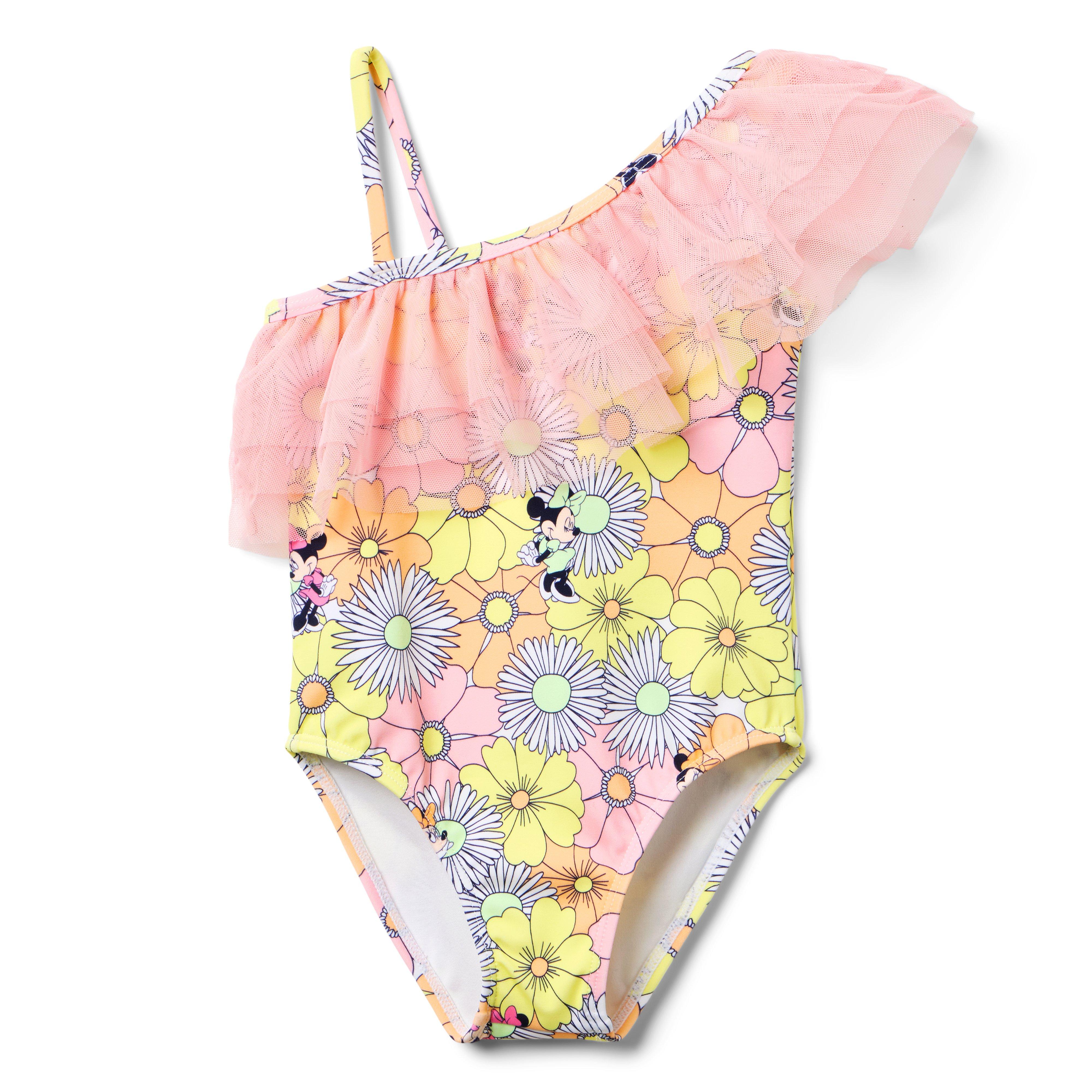 Disney Minnie Mouse Recycled Floral Swimsuit image number 0
