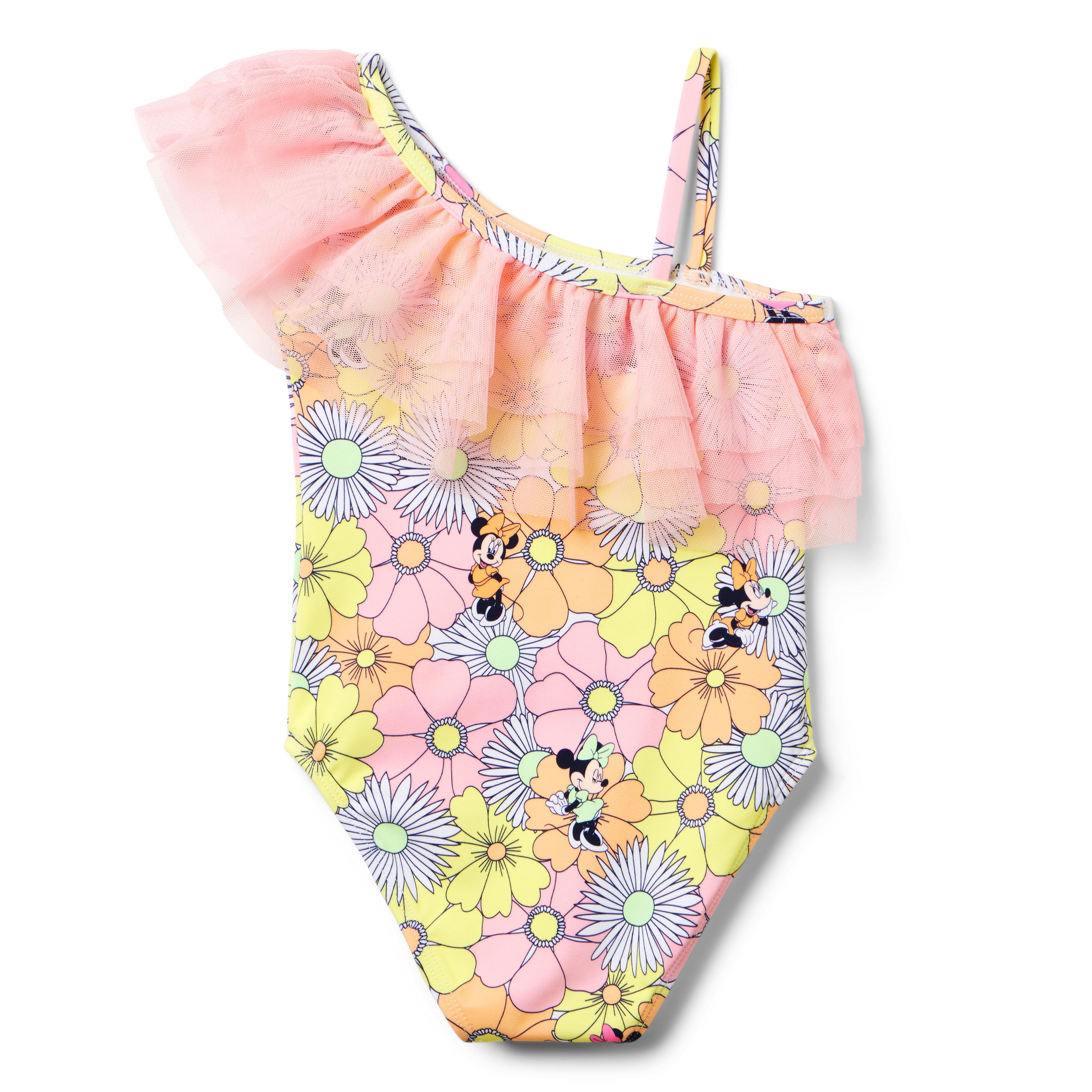 Disney Minnie Mouse Recycled Floral Swimsuit image number 1