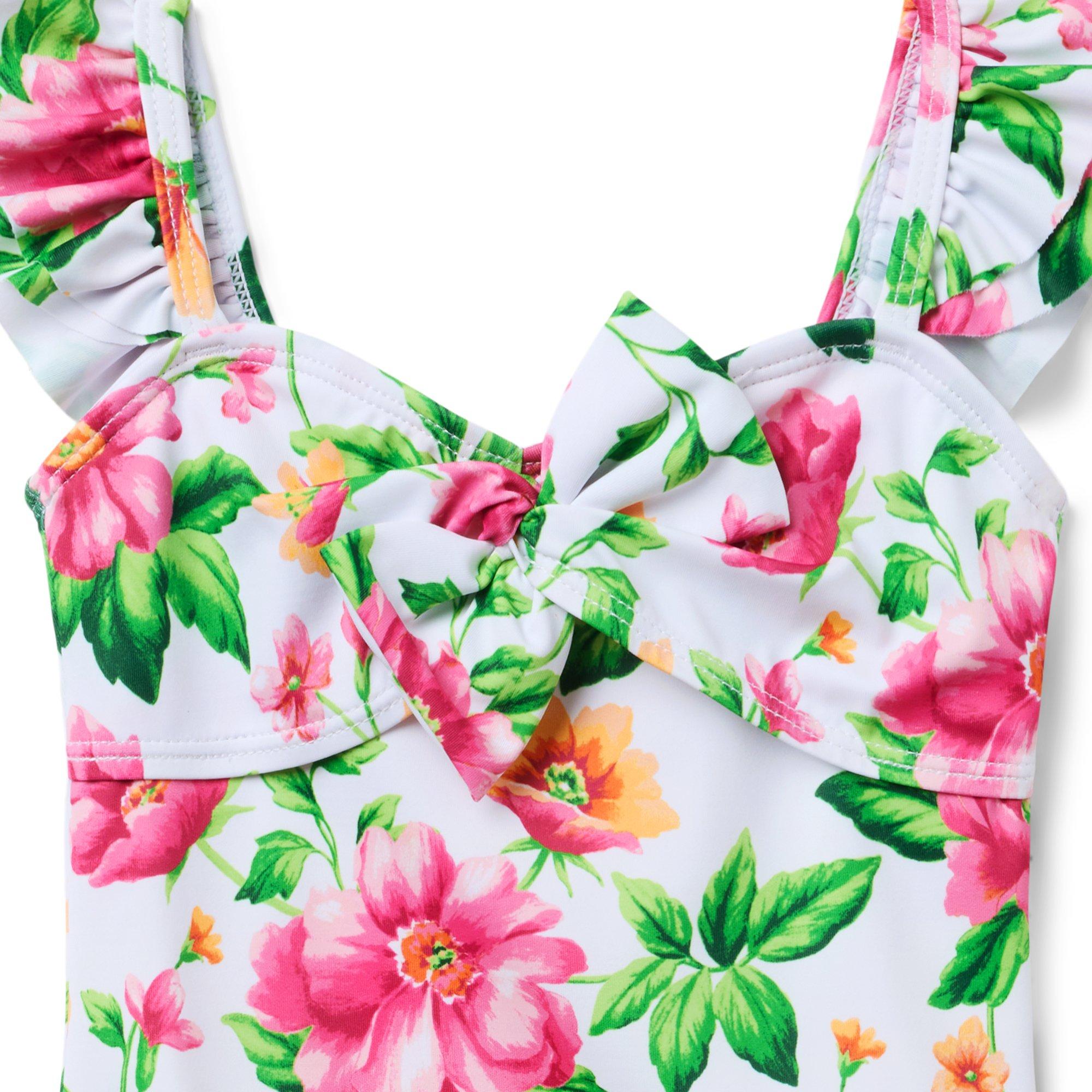 Recycled Floral Twist Front Swimsuit image number 2