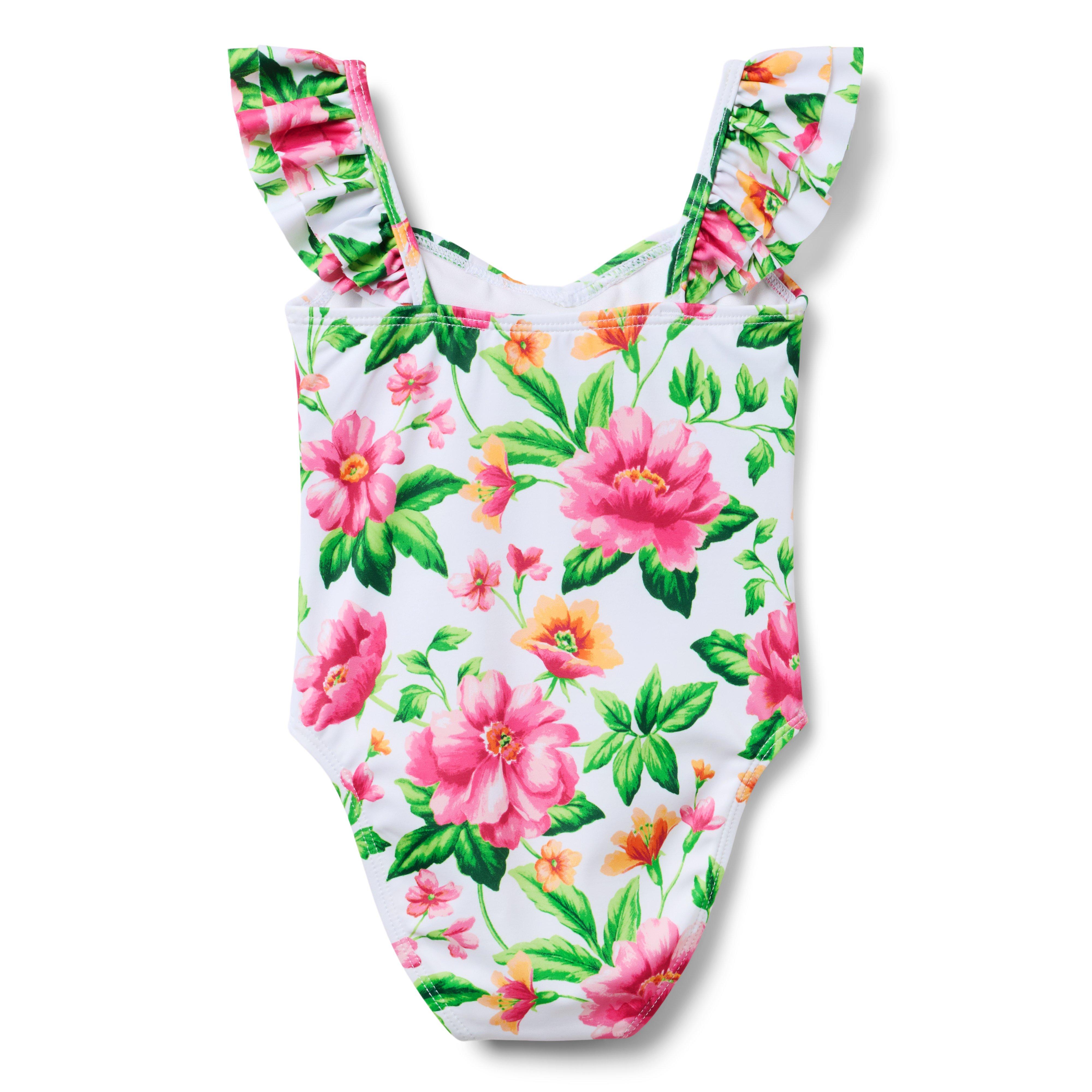 Recycled Floral Twist Front Swimsuit image number 1