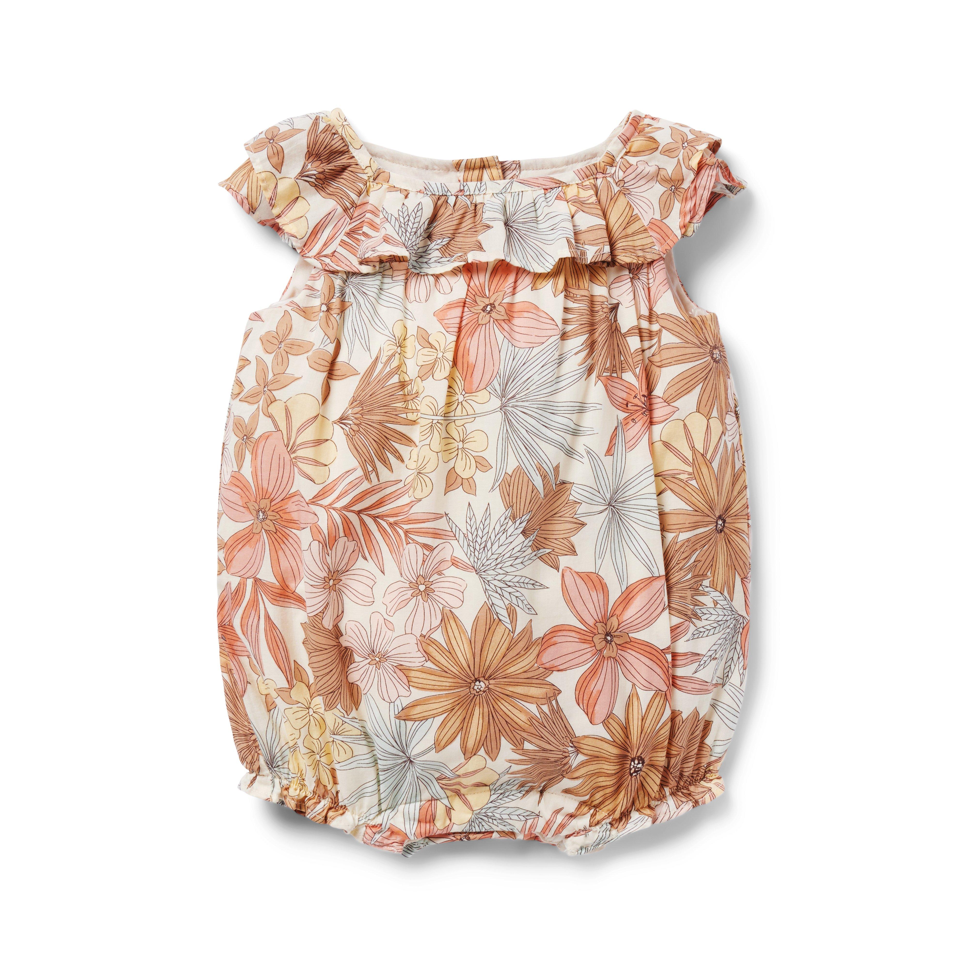 Baby Floral Ruffle Romper image number 0