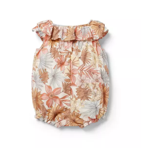 Baby Floral Ruffle Romper image number 1