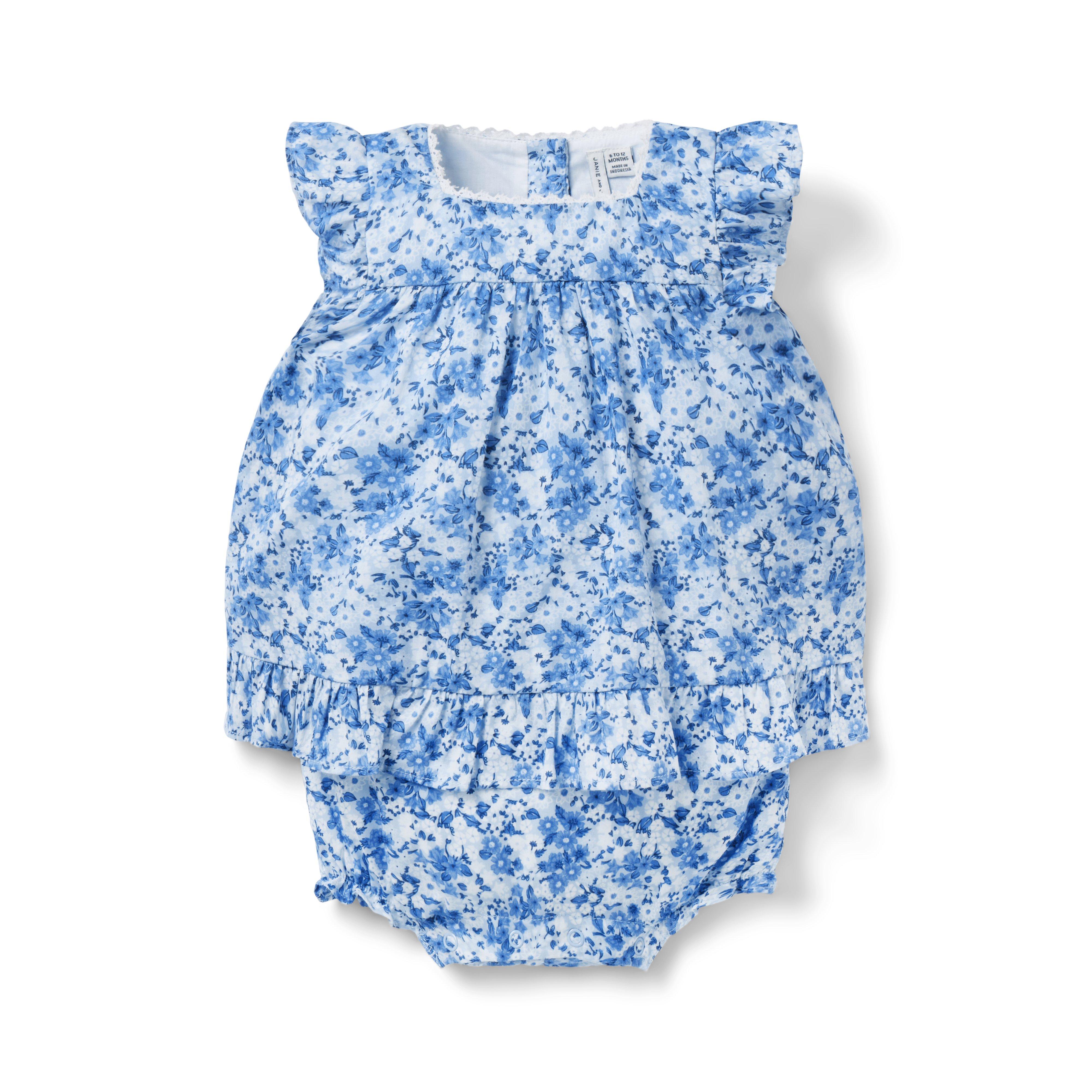 Baby Floral Ruffle Romper image number 0