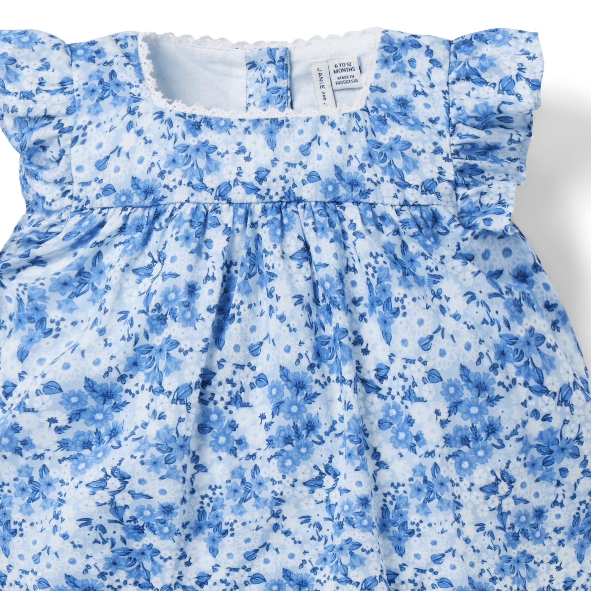 Baby Floral Ruffle Romper image number 2