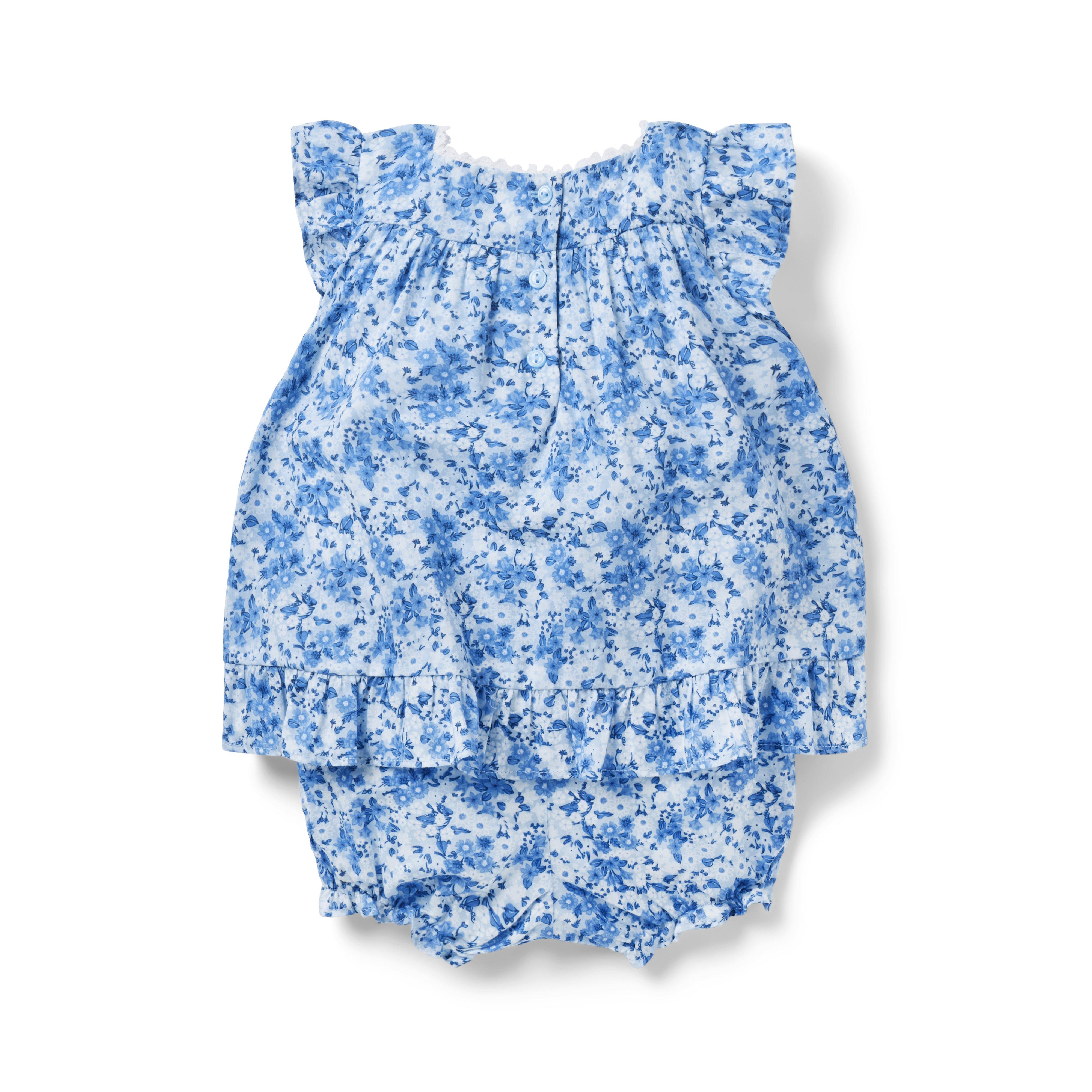 Baby Floral Ruffle Romper image number 1