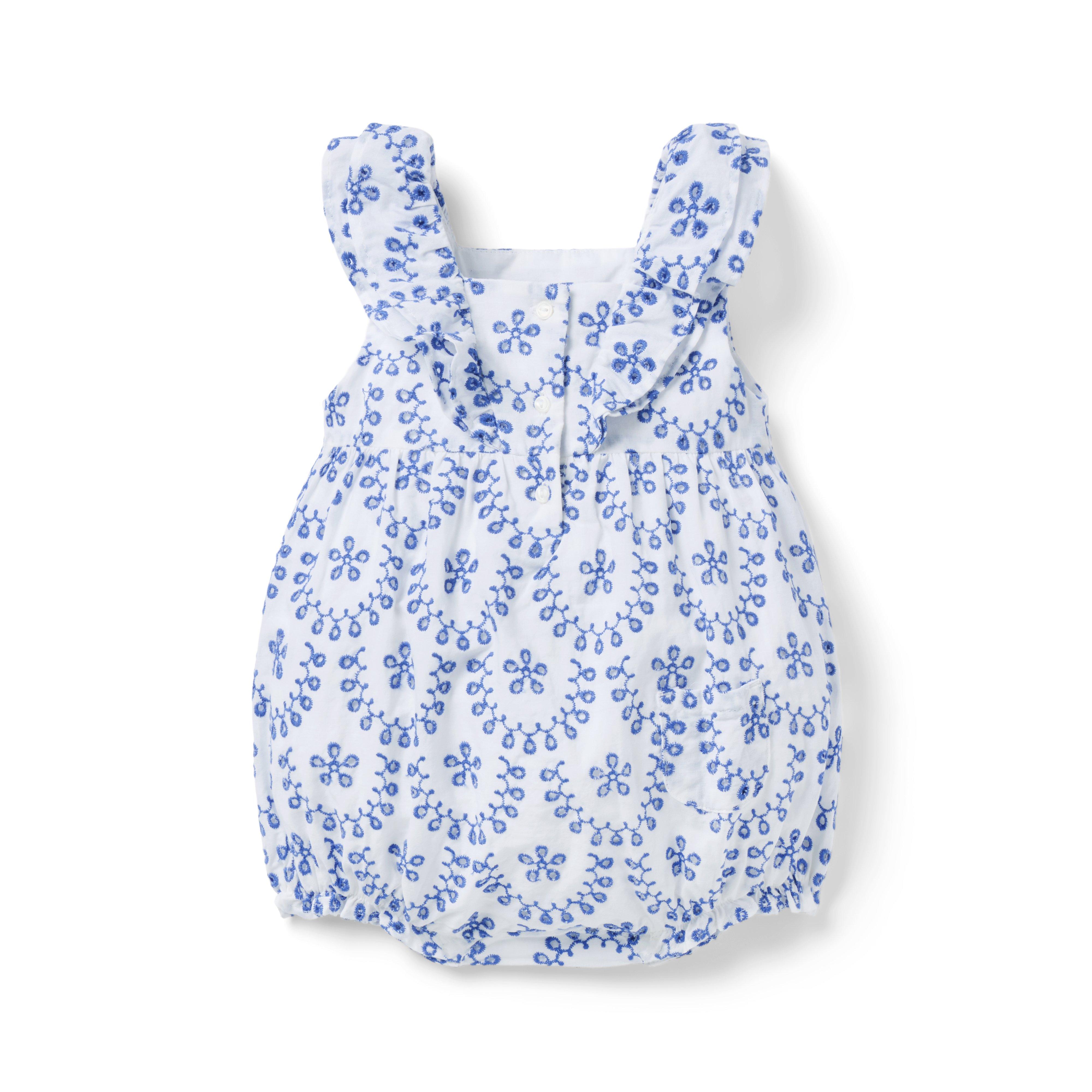 Baby Eyelet Ruffle Romper image number 1