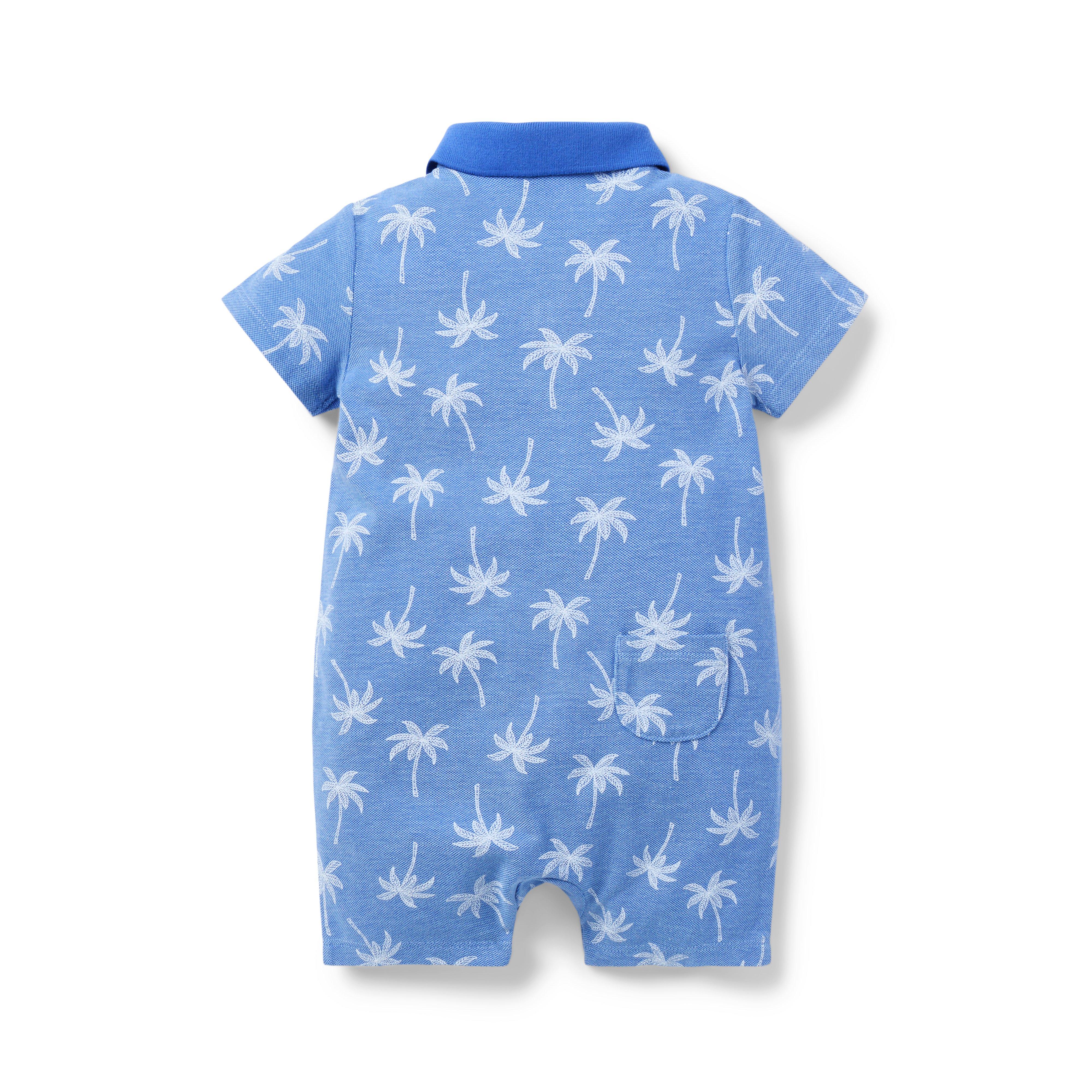 Baby Palm Polo Romper image number 1