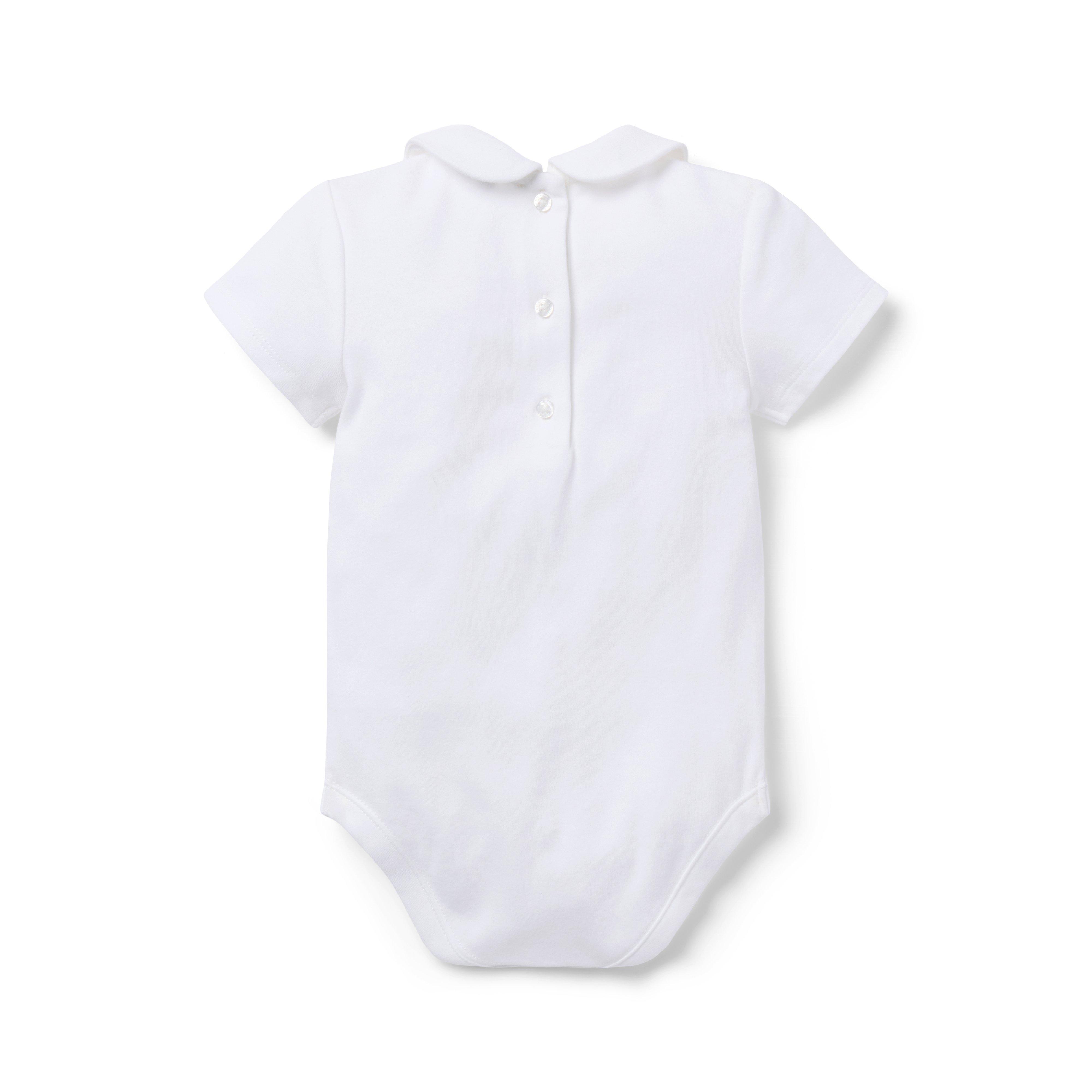 Baby Embroidered Tiger Polo Bodysuit image number 1