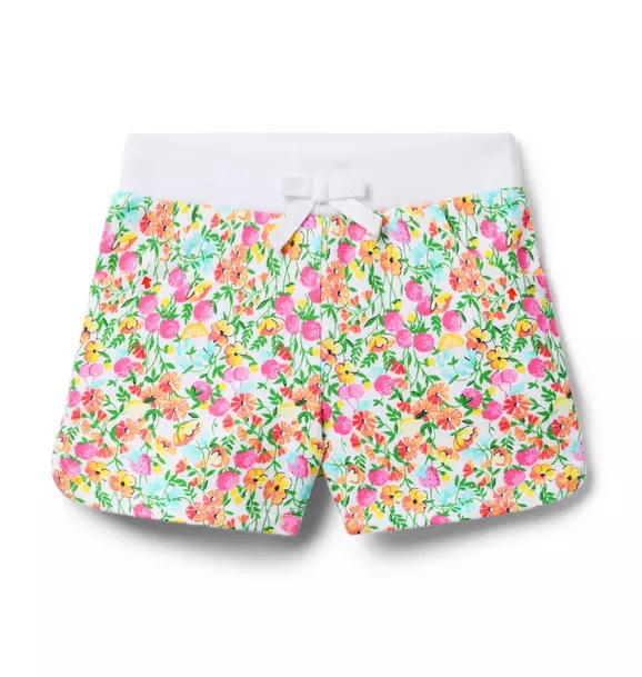 Ditsy Floral French Terry Short image number 0
