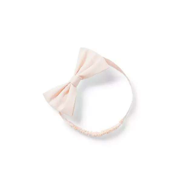 Baby Floral Bow Soft Headband image number 0
