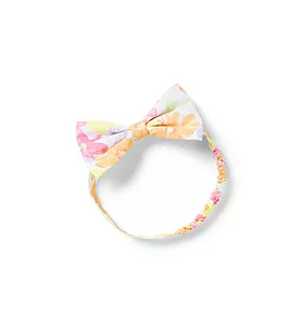 Baby Floral Bow Soft Headband