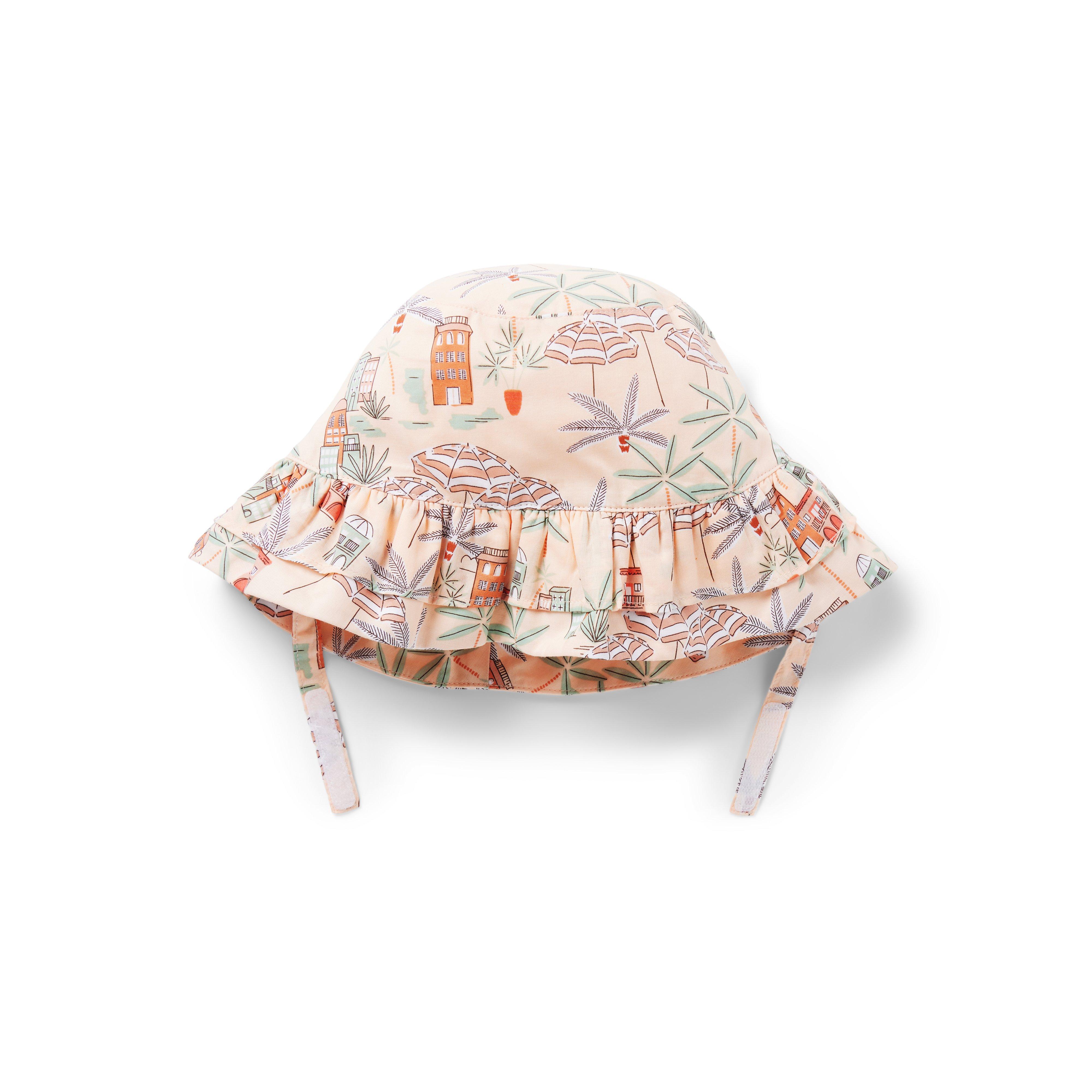 Baby Coastal Getaway Ruffle Sun Hat