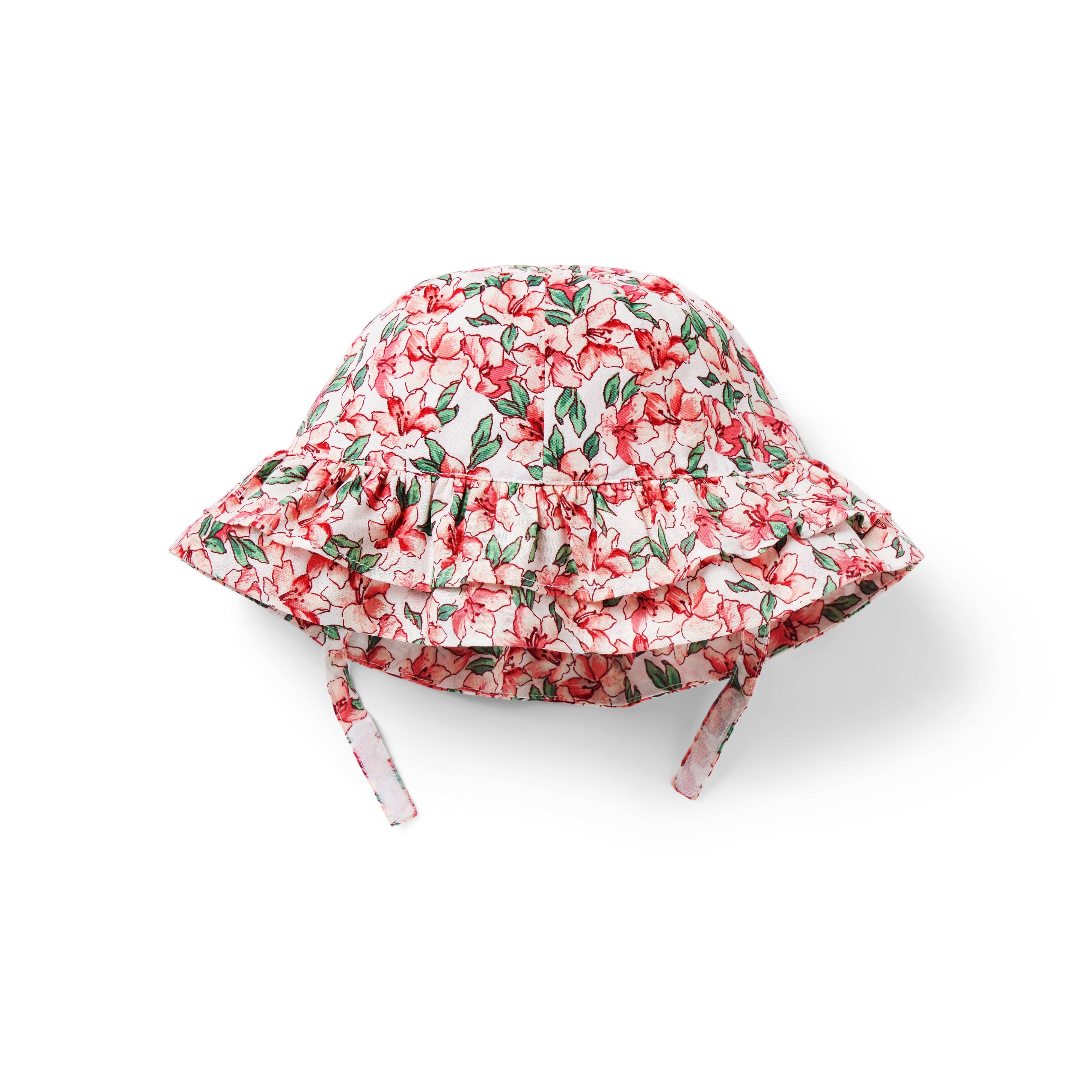Baby Floral Ruffle Sun Hat image number 0