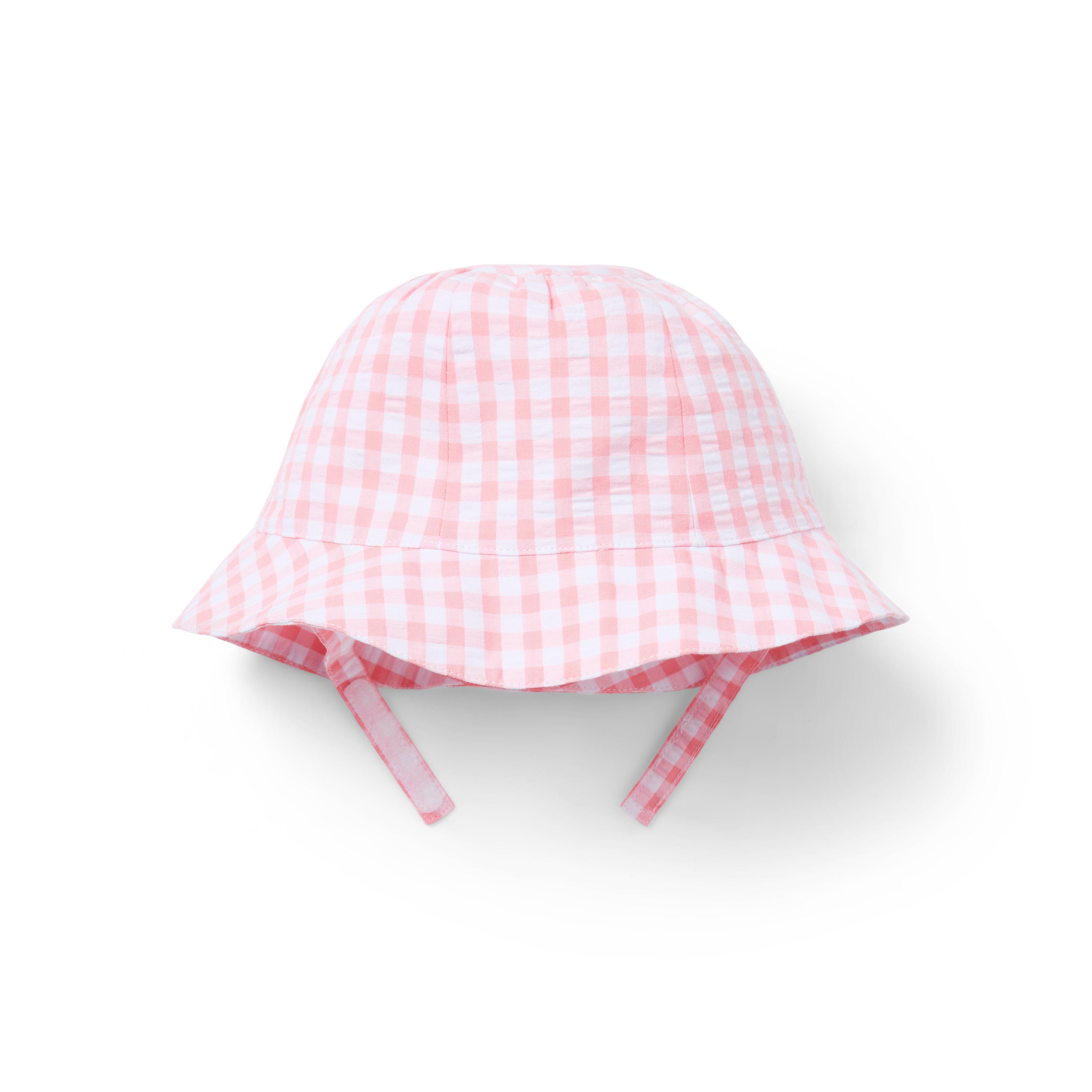 Baby Gingham Seersucker Bucket Hat image number 0