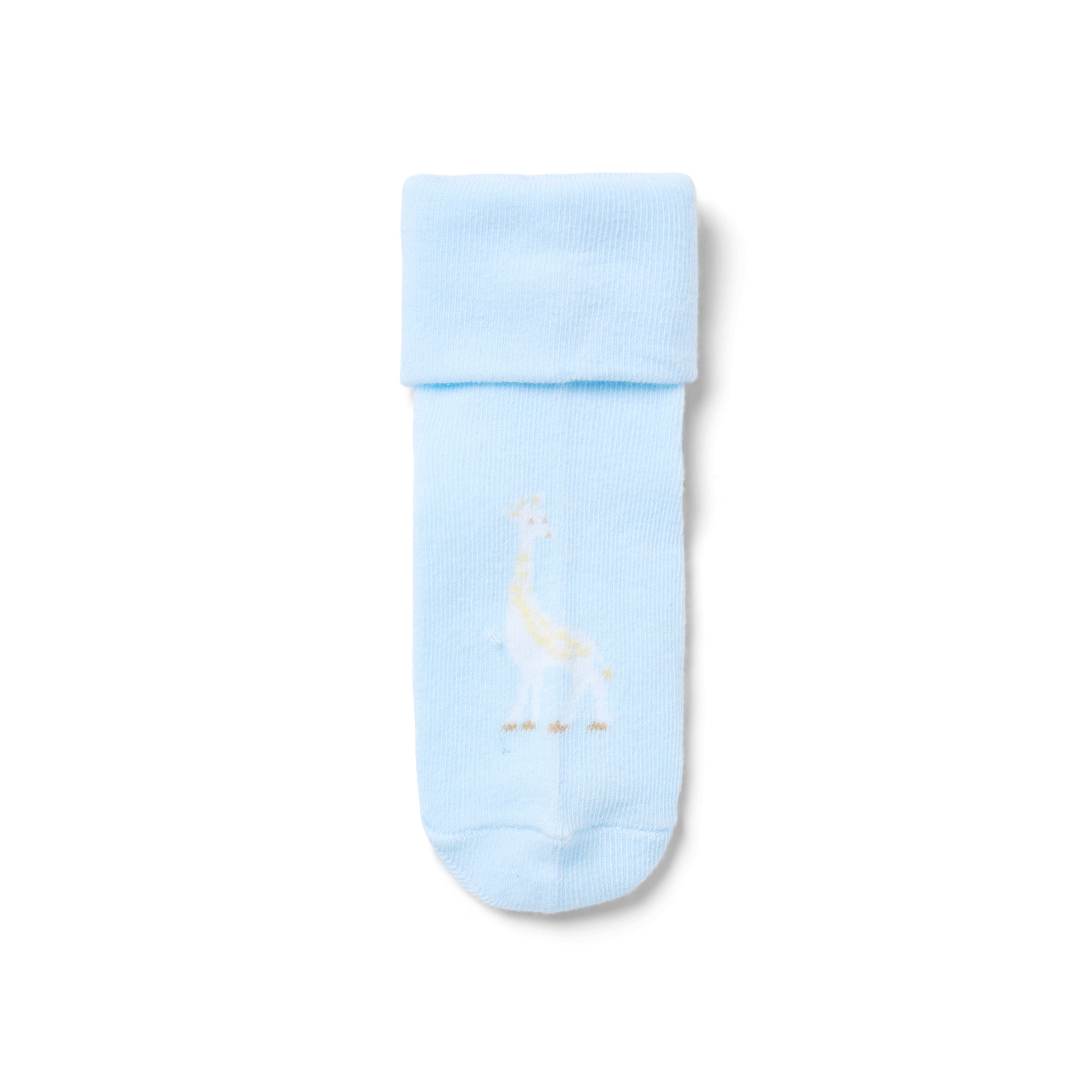 Baby Stripe And Giraffe Sock 2-Pack image number 1