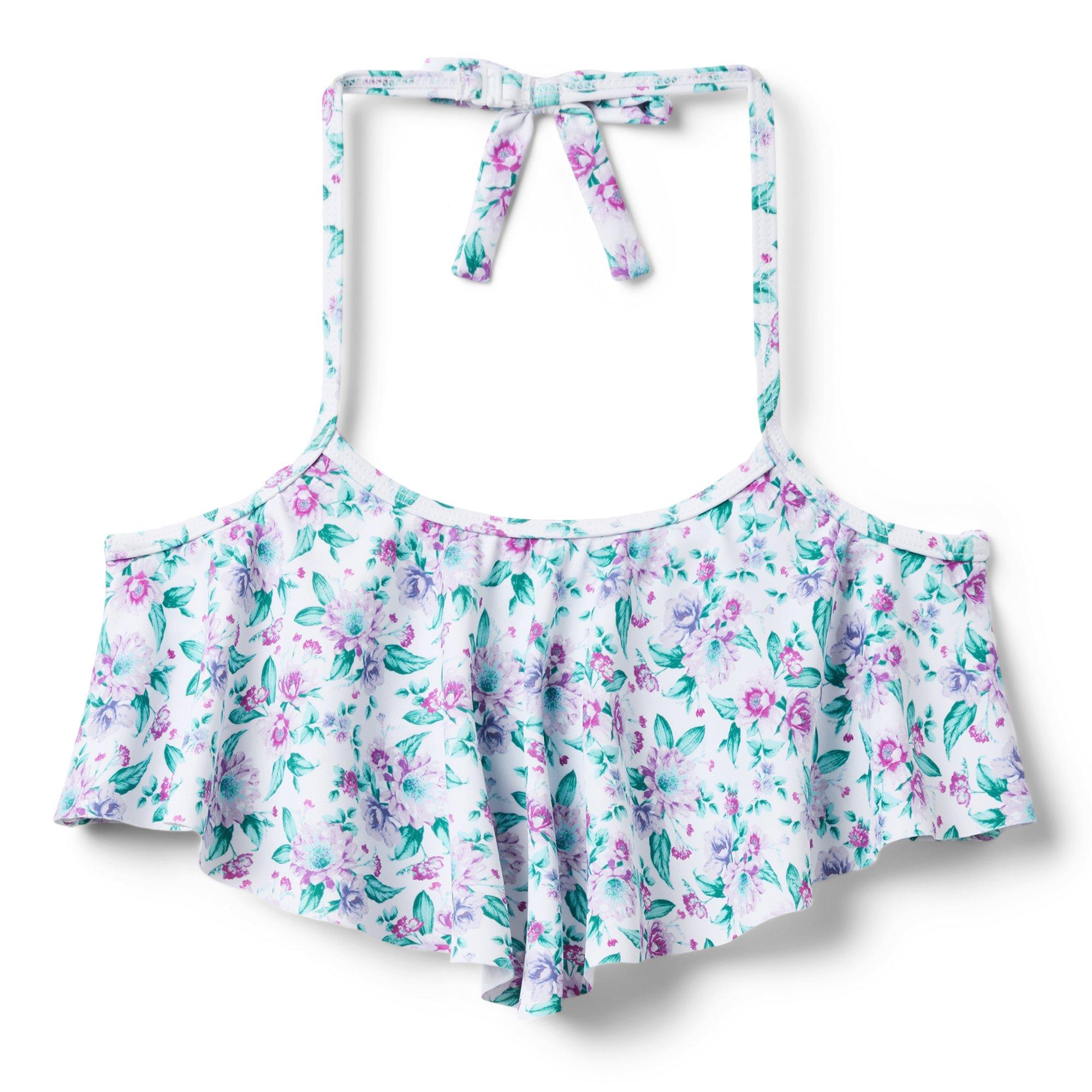 Recycled Floral Halter 2-Piece Swimsuit image number 2