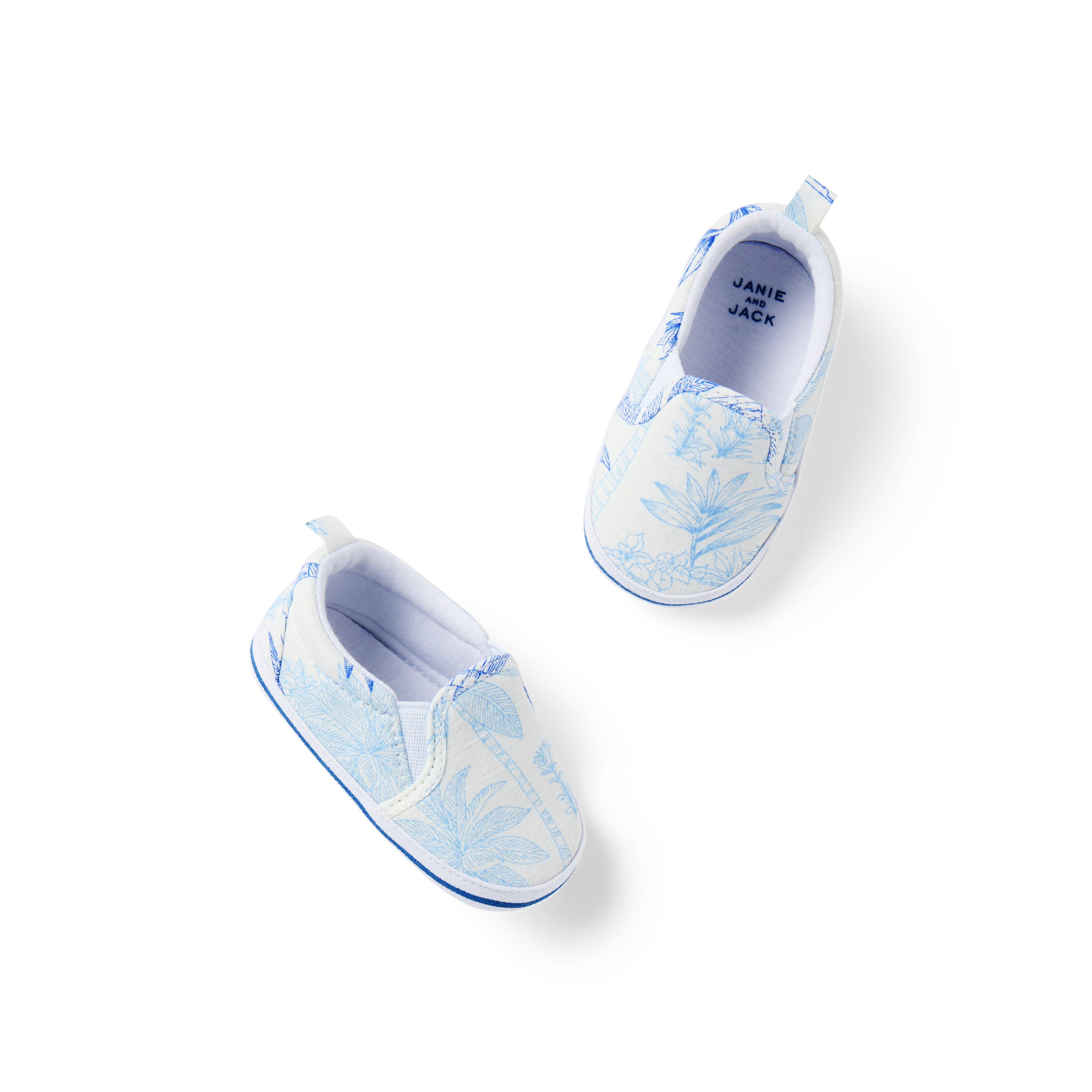 Baby Palm Toile Slip-On Sneaker image number 0