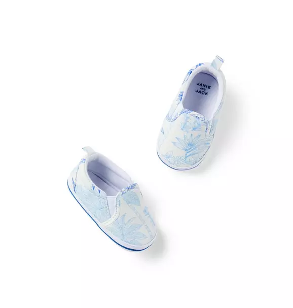 Baby Palm Toile Slip-On Sneaker image number 0