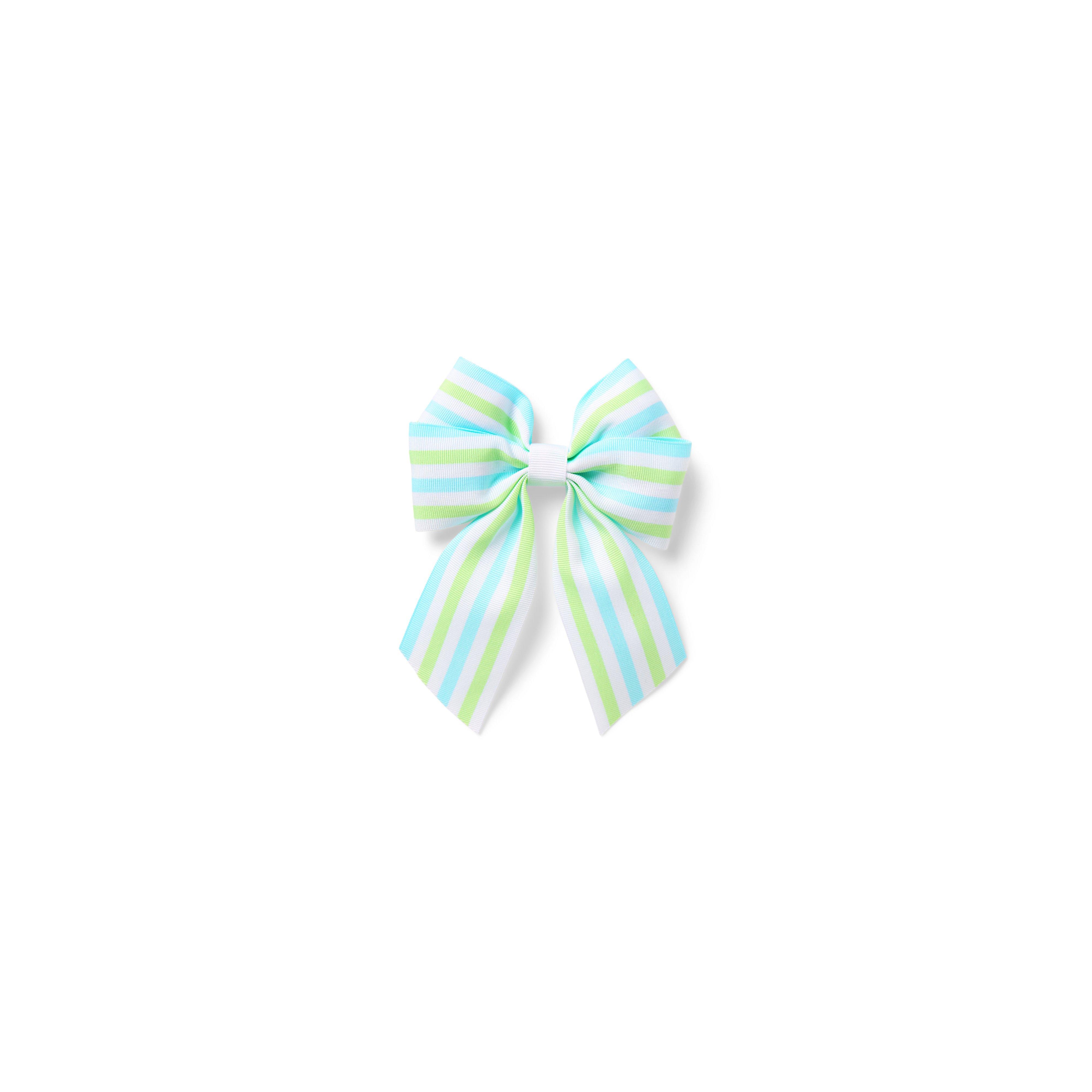 Gray Malin Striped Bow Barrette