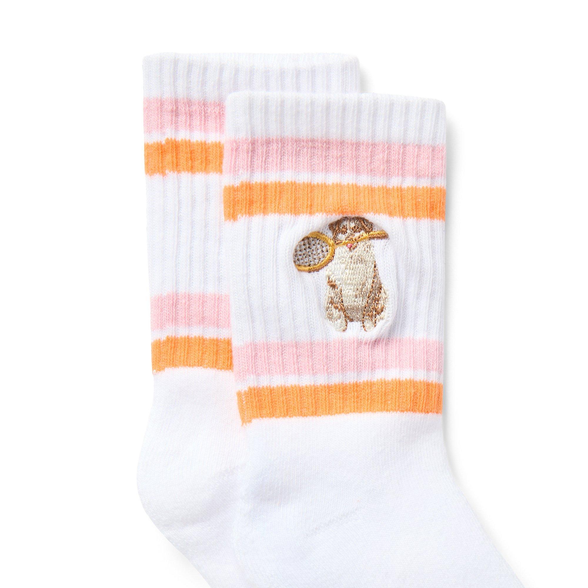 Gray Malin Tennis Dog Sock image number 1