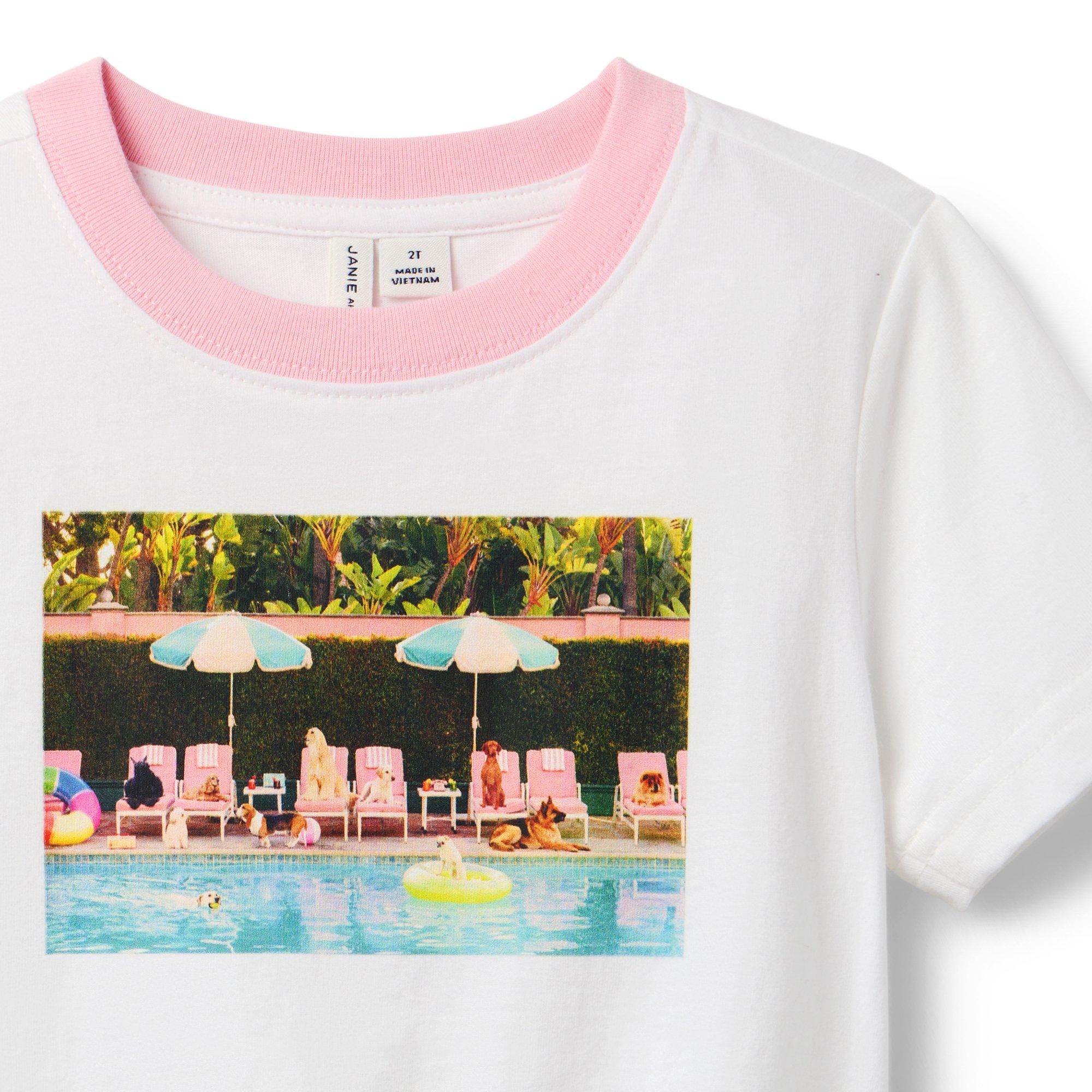 Gray Malin Poolside Dog Tee image number 4