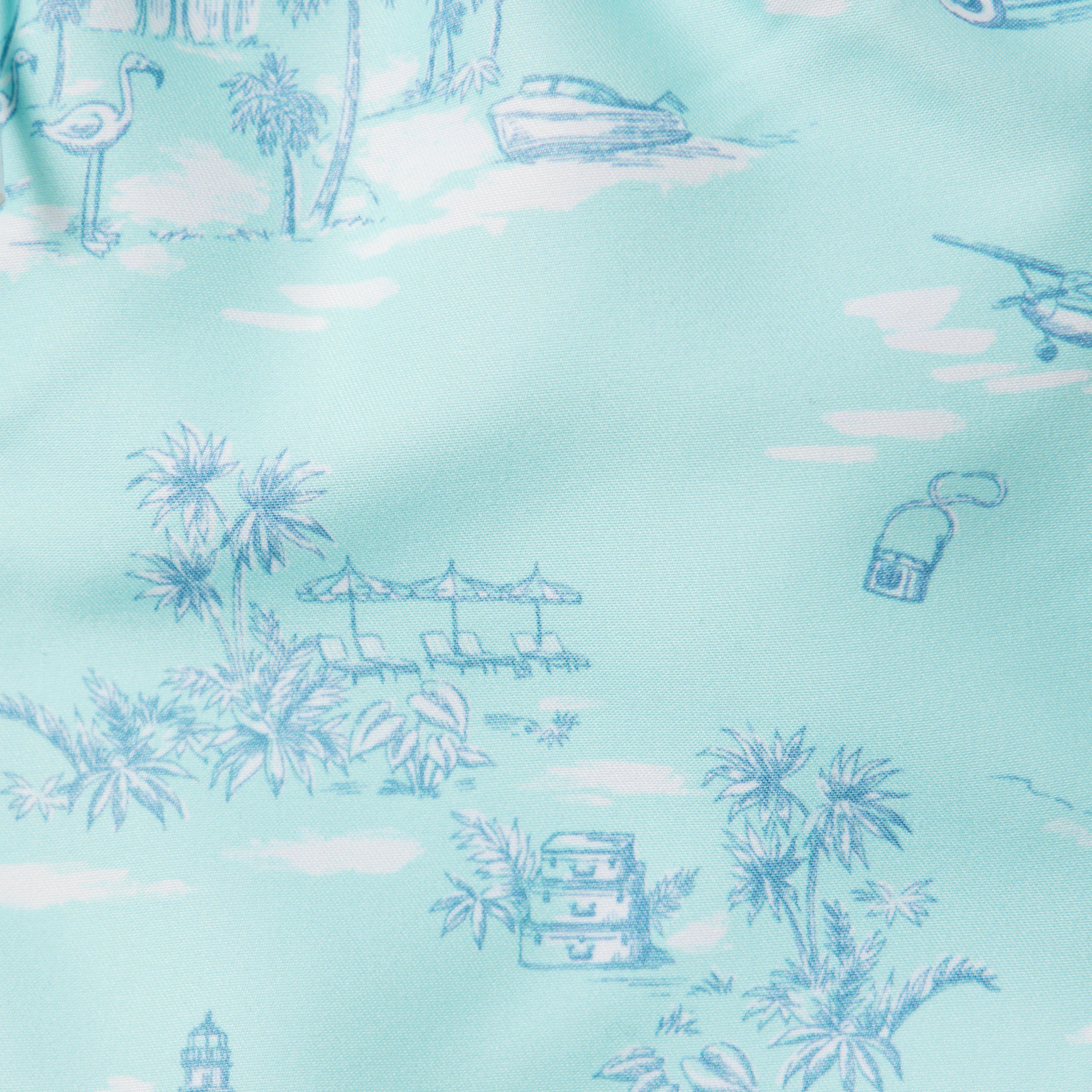 Gray Malin Recycled Travel Toile Swim Trunk image number 1