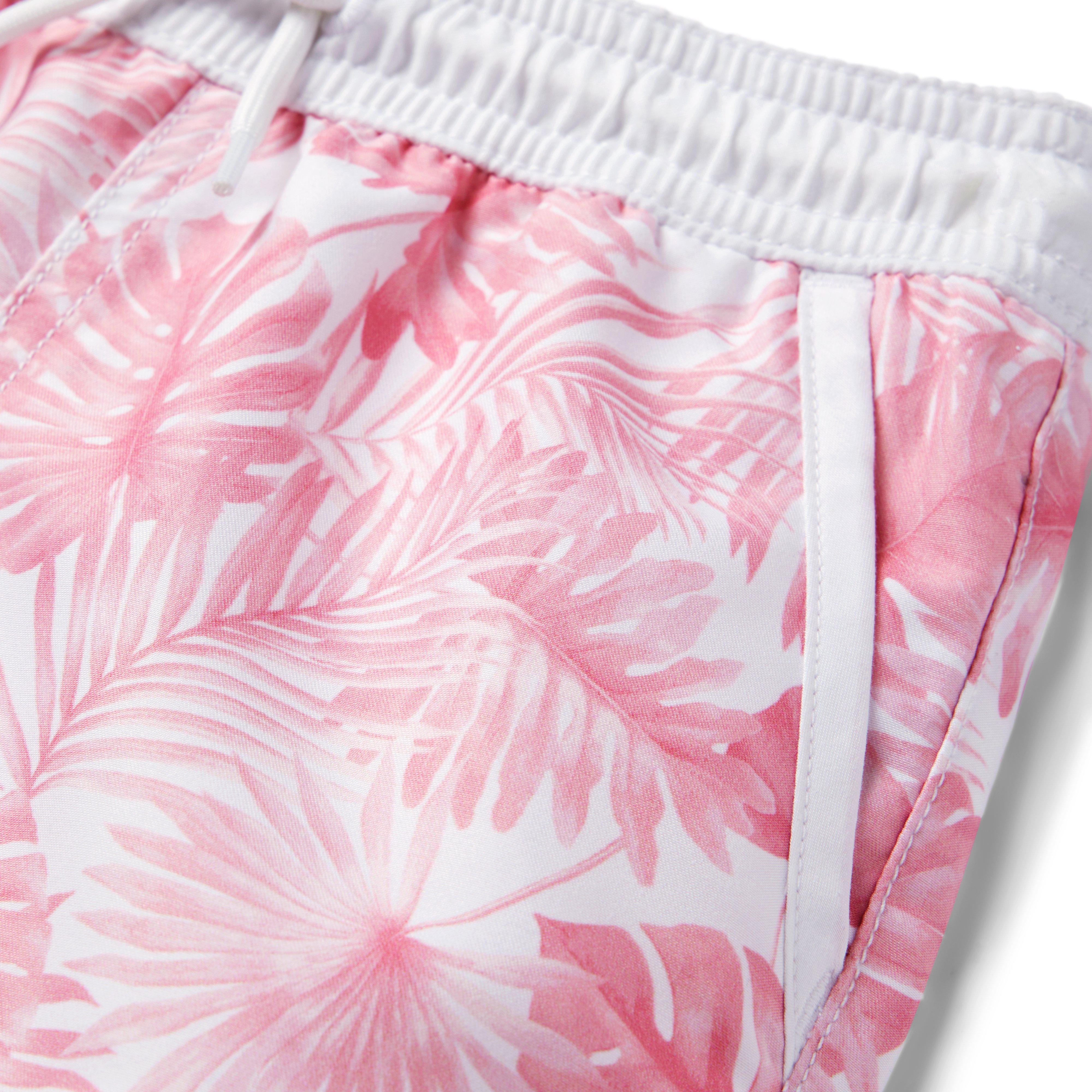Gray Malin Recycled Palm Swim Trunk image number 3