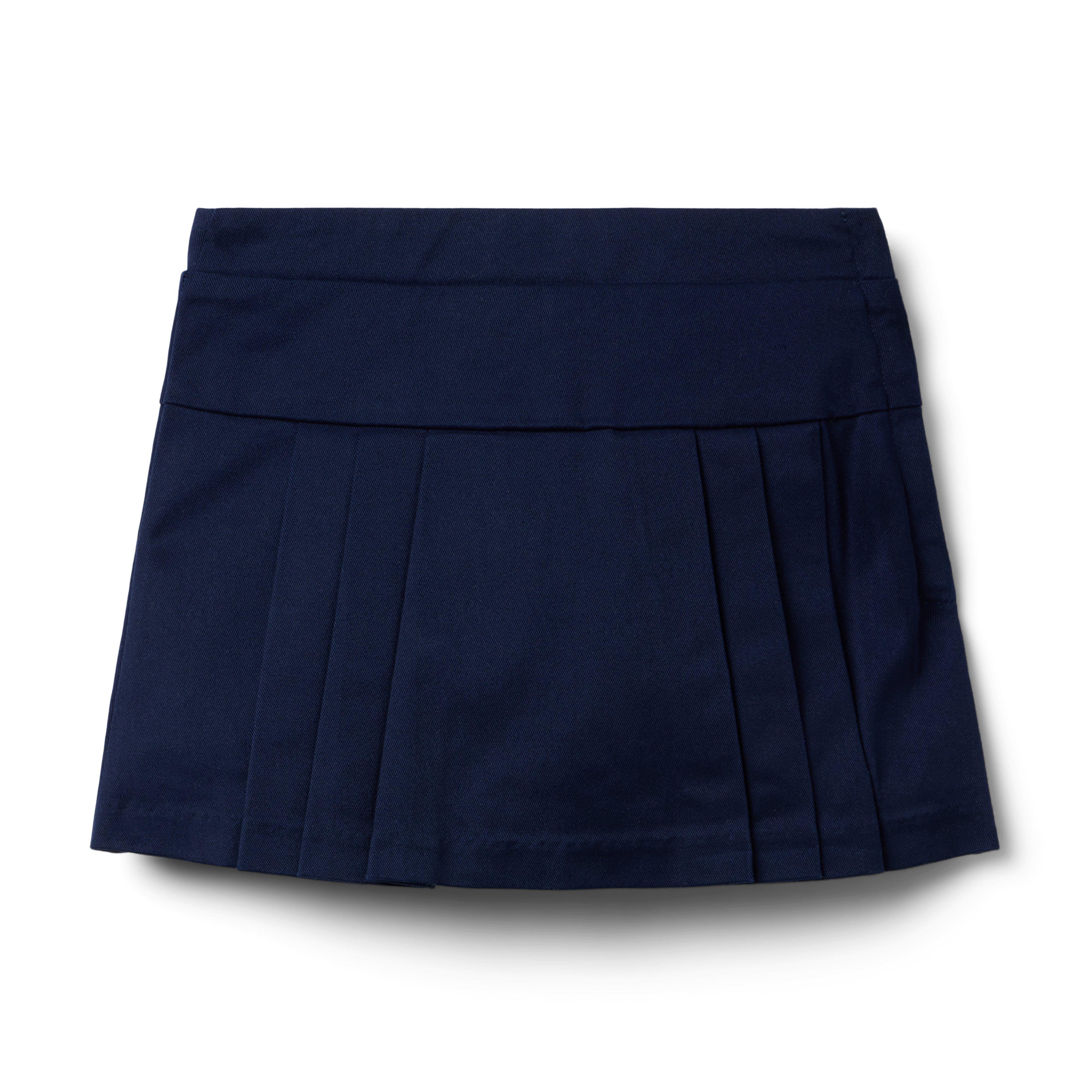 The Pleated Twill Skirt 