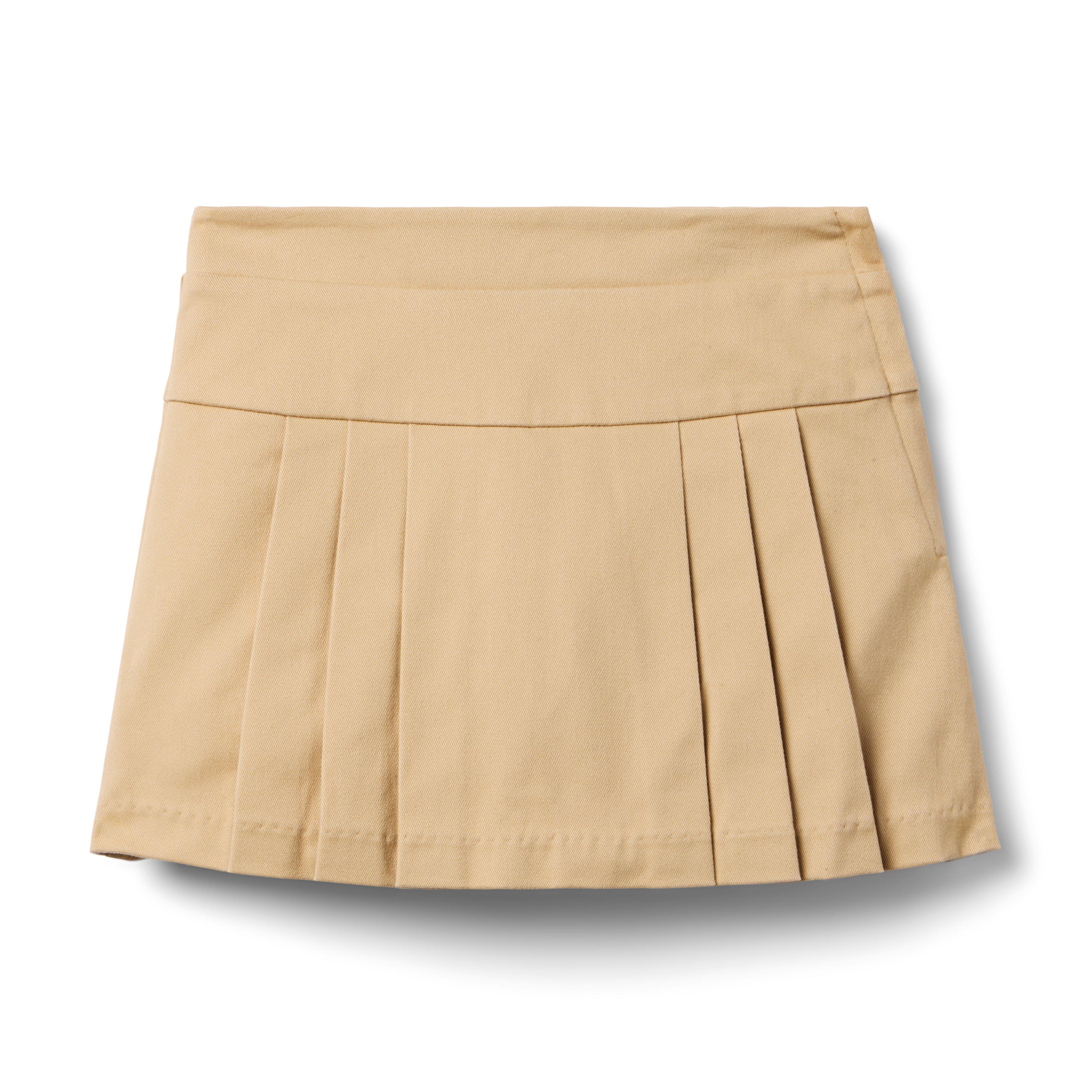 The Pleated Twill Skirt 