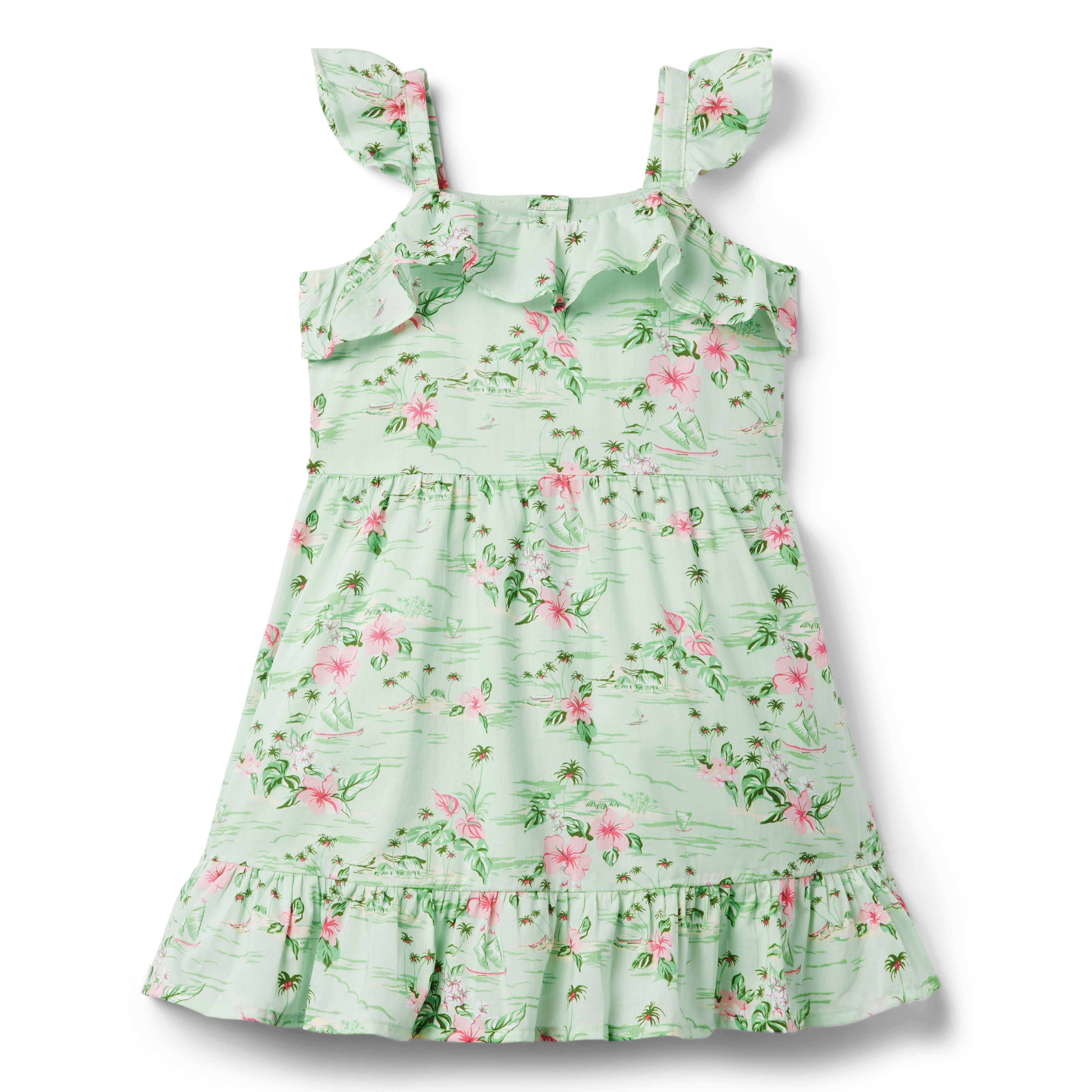 Island Floral Ruffle Sundress image number 0