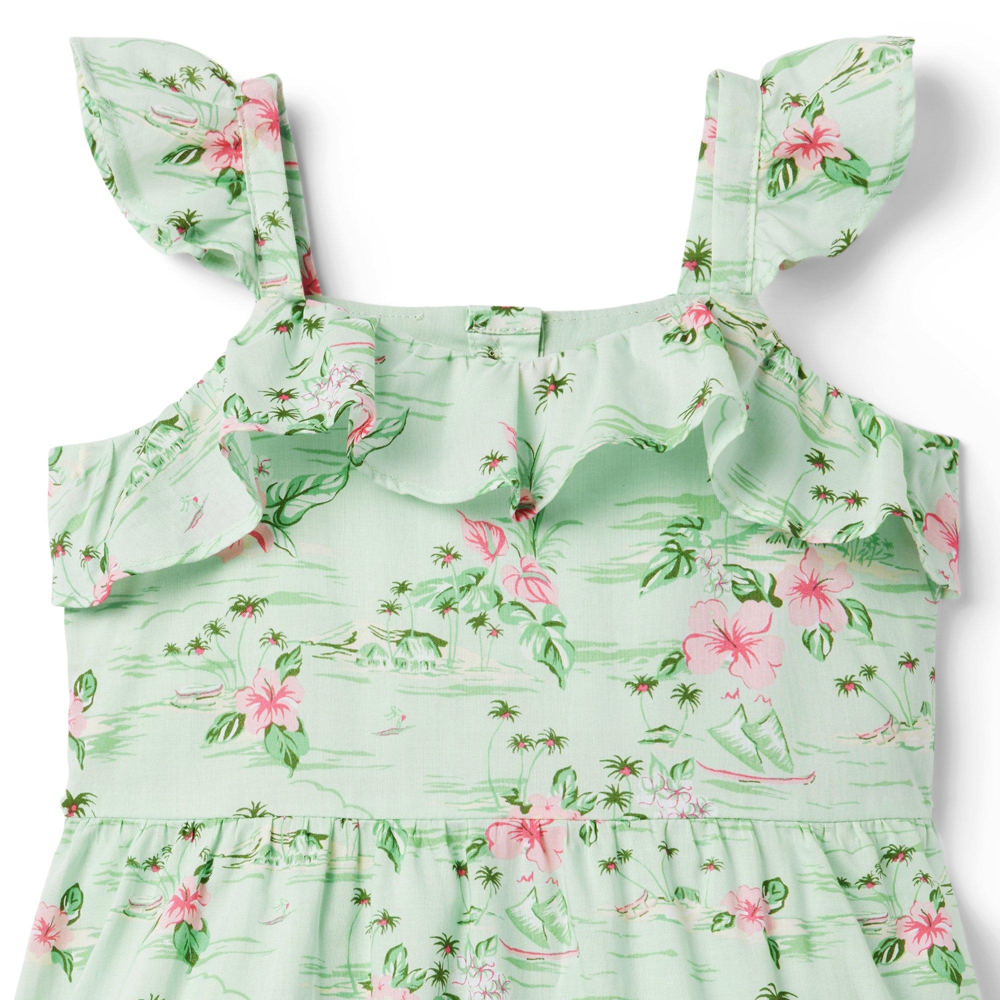 Island Floral Ruffle Sundress image number 2