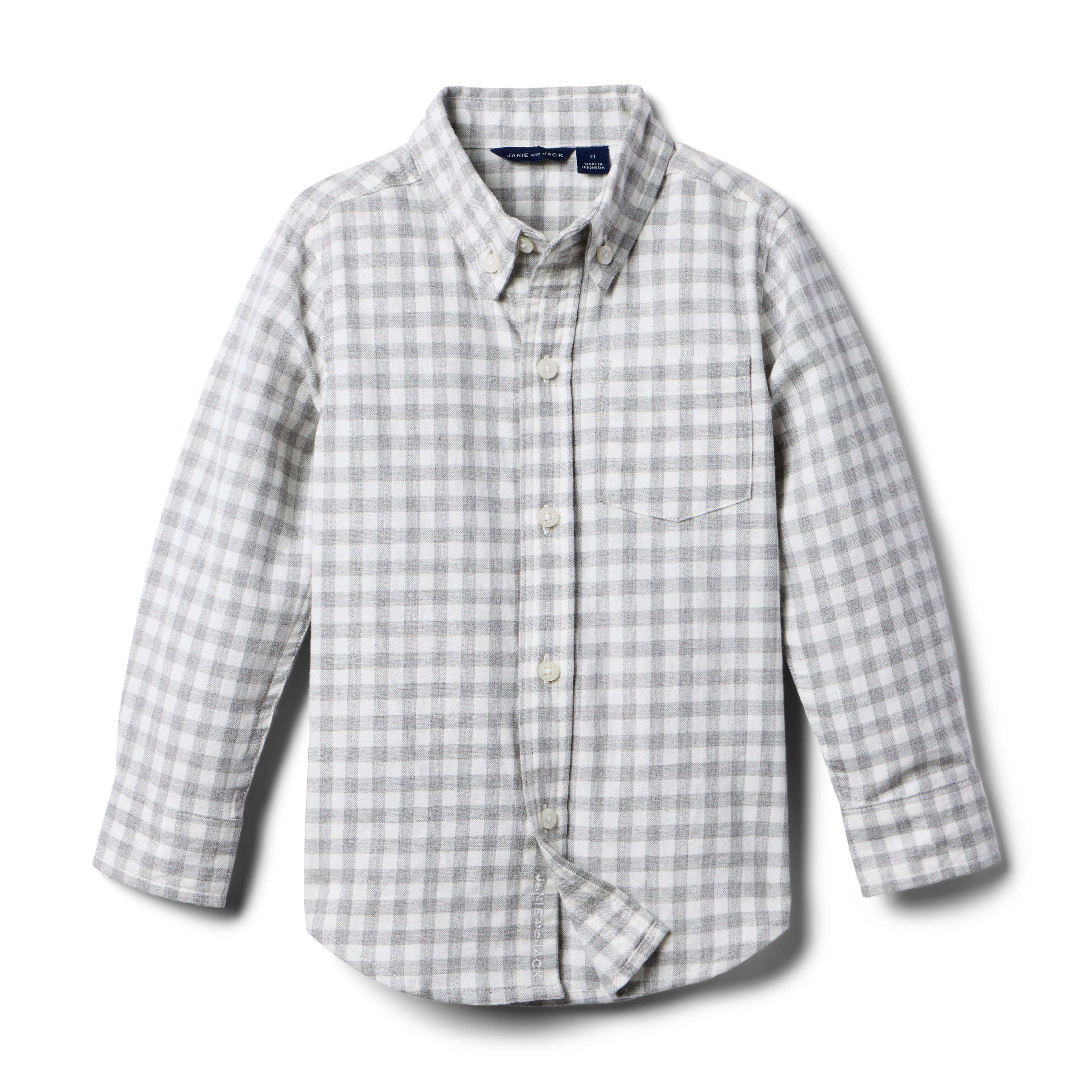 Gingham Brushed Twill Shirt