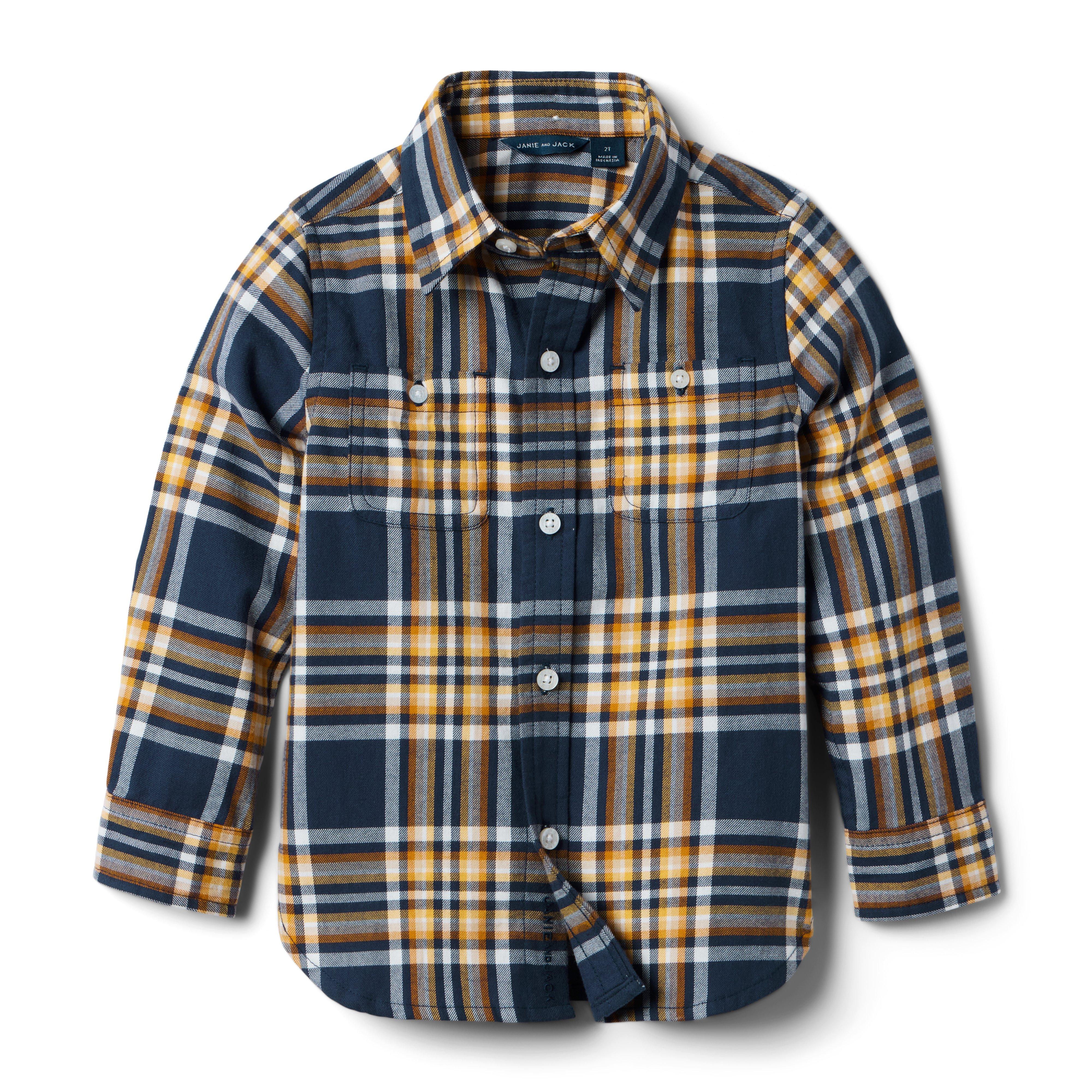 Plaid Brushed Twill Shirt