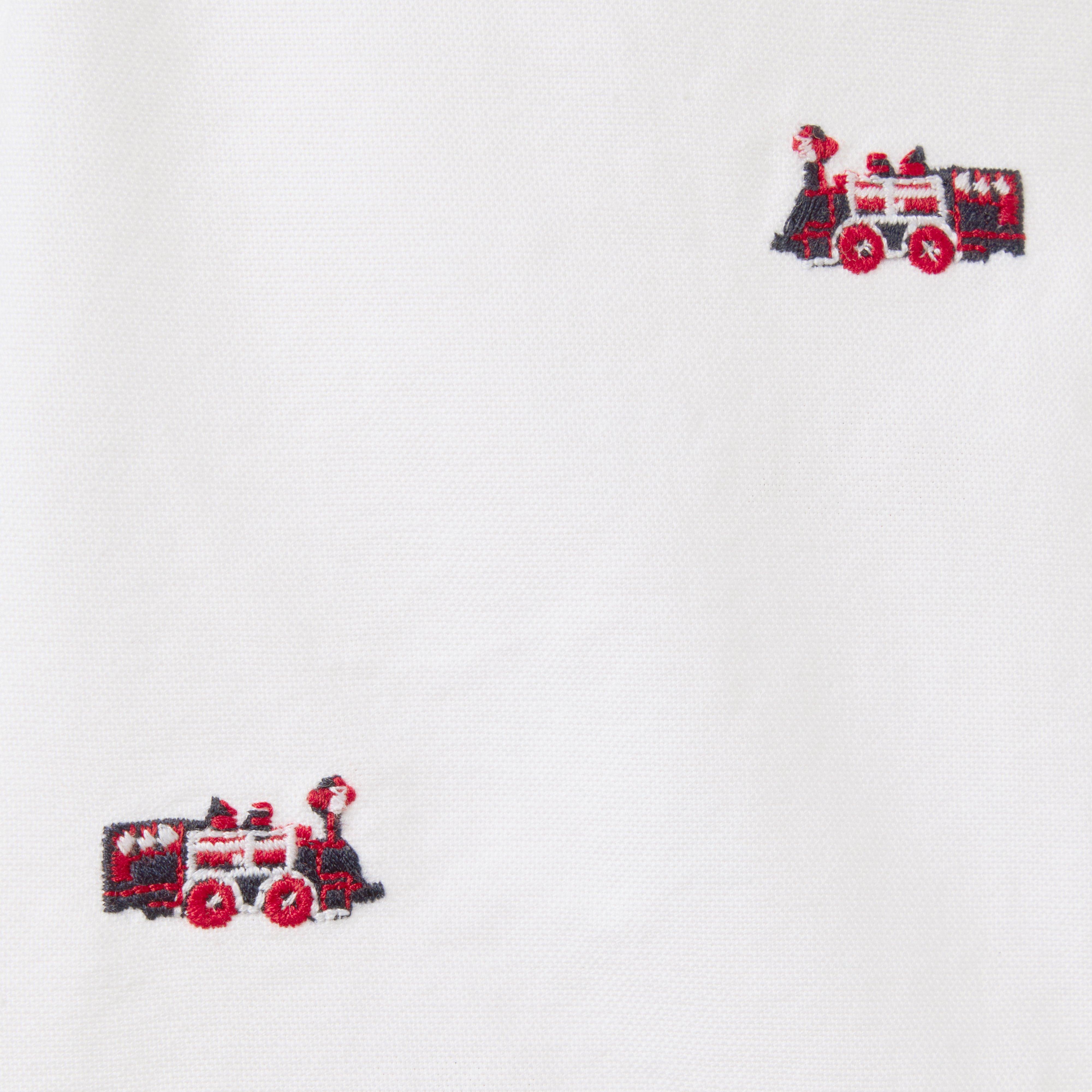 The Embroidered Train Oxford Shirt image number 1