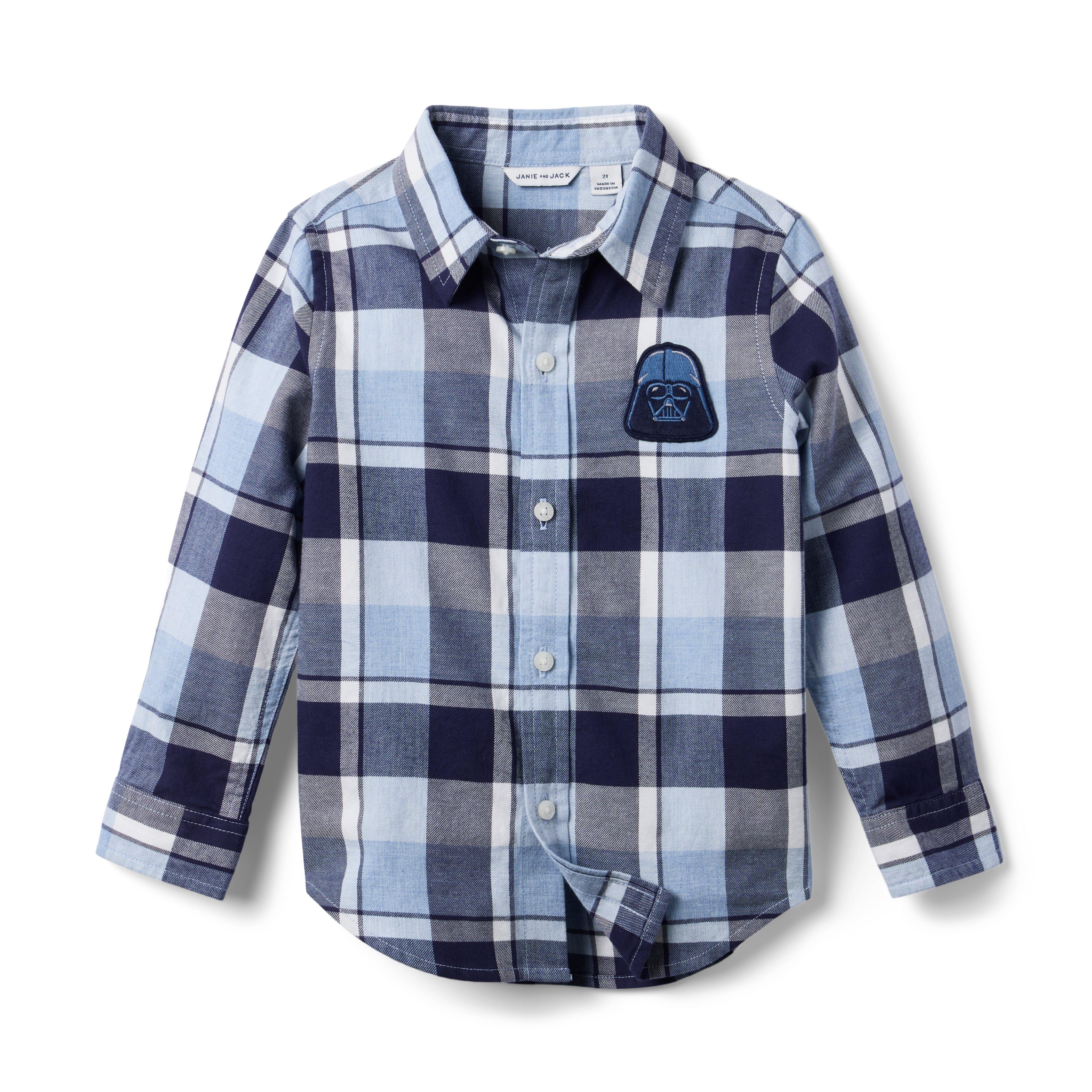 STAR WARS Plaid Flannel Shirt image number 0