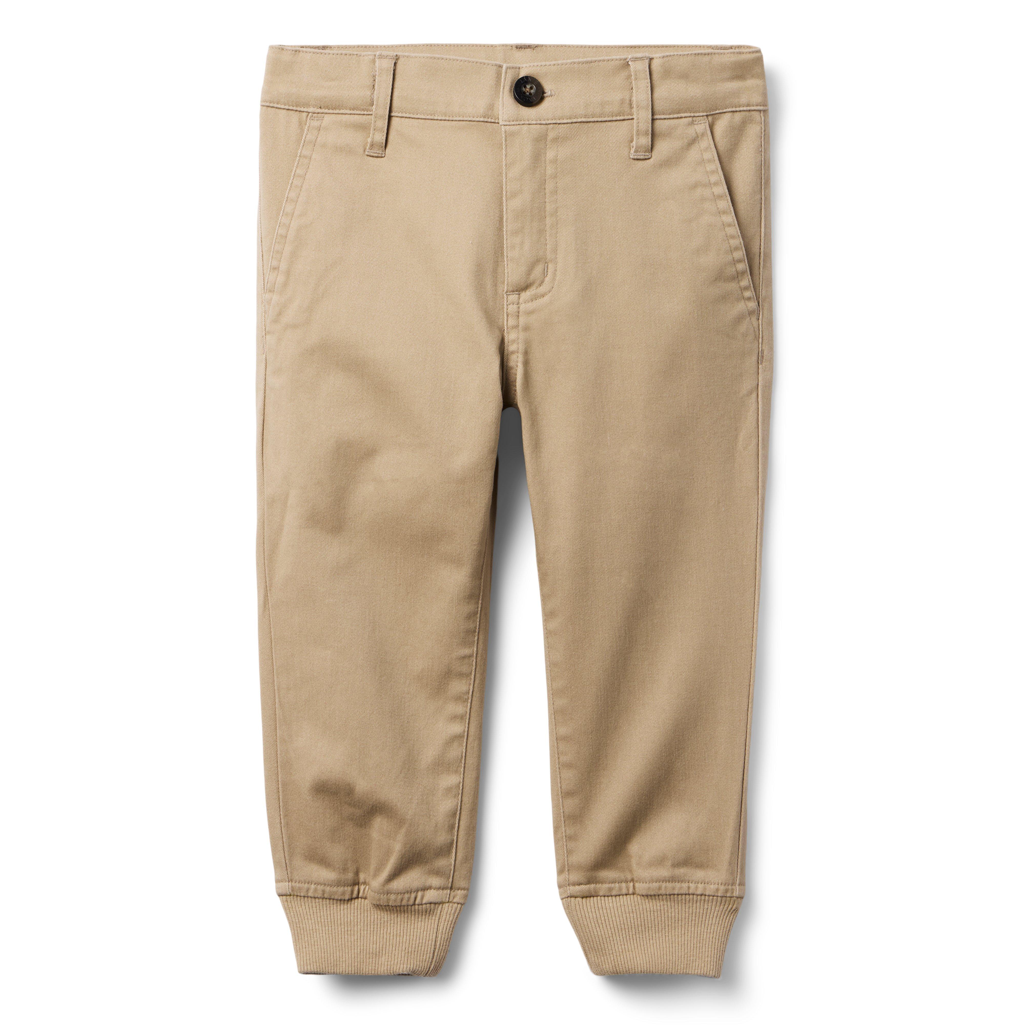 The Button Twill Jogger