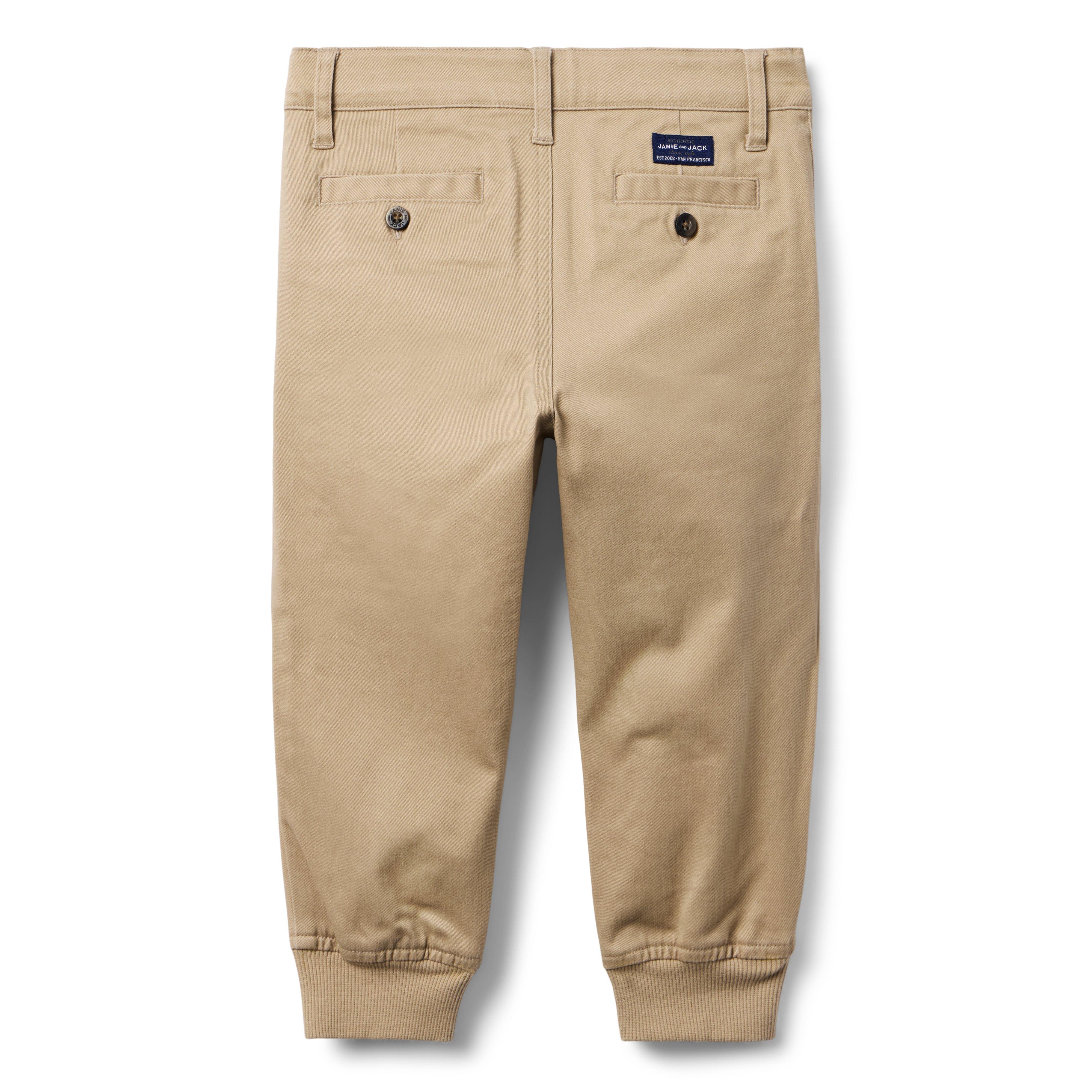 The Button Twill Jogger image number 1