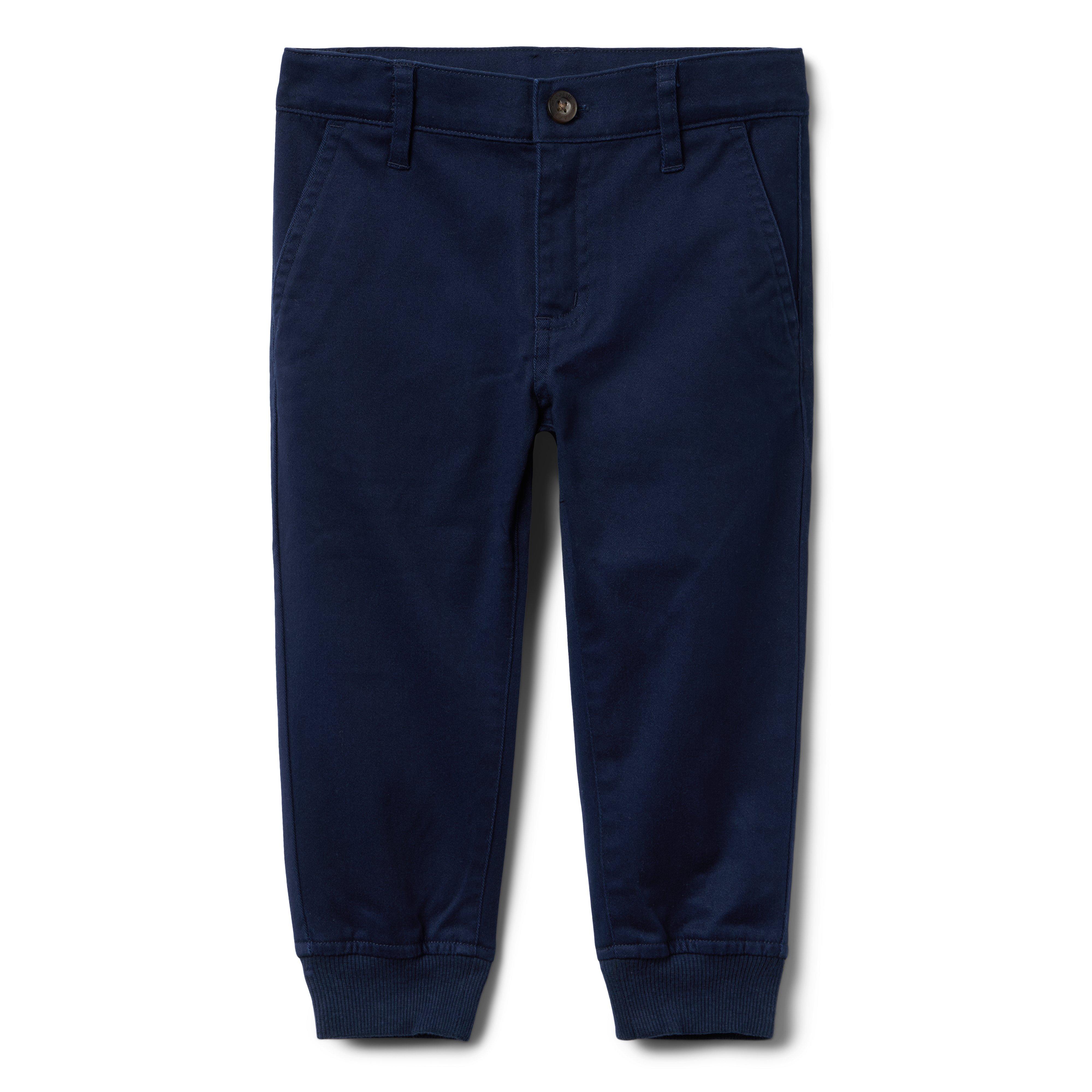 The Button Twill Jogger